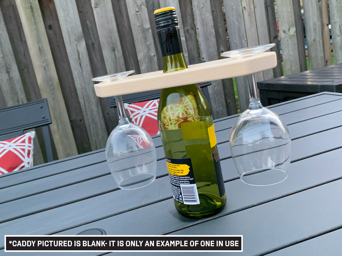 Flower Garden Wine Caddy