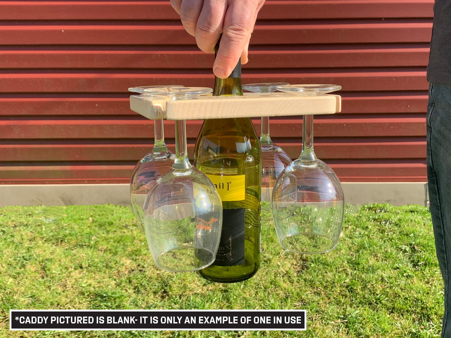 Flower Garden Wine Caddy