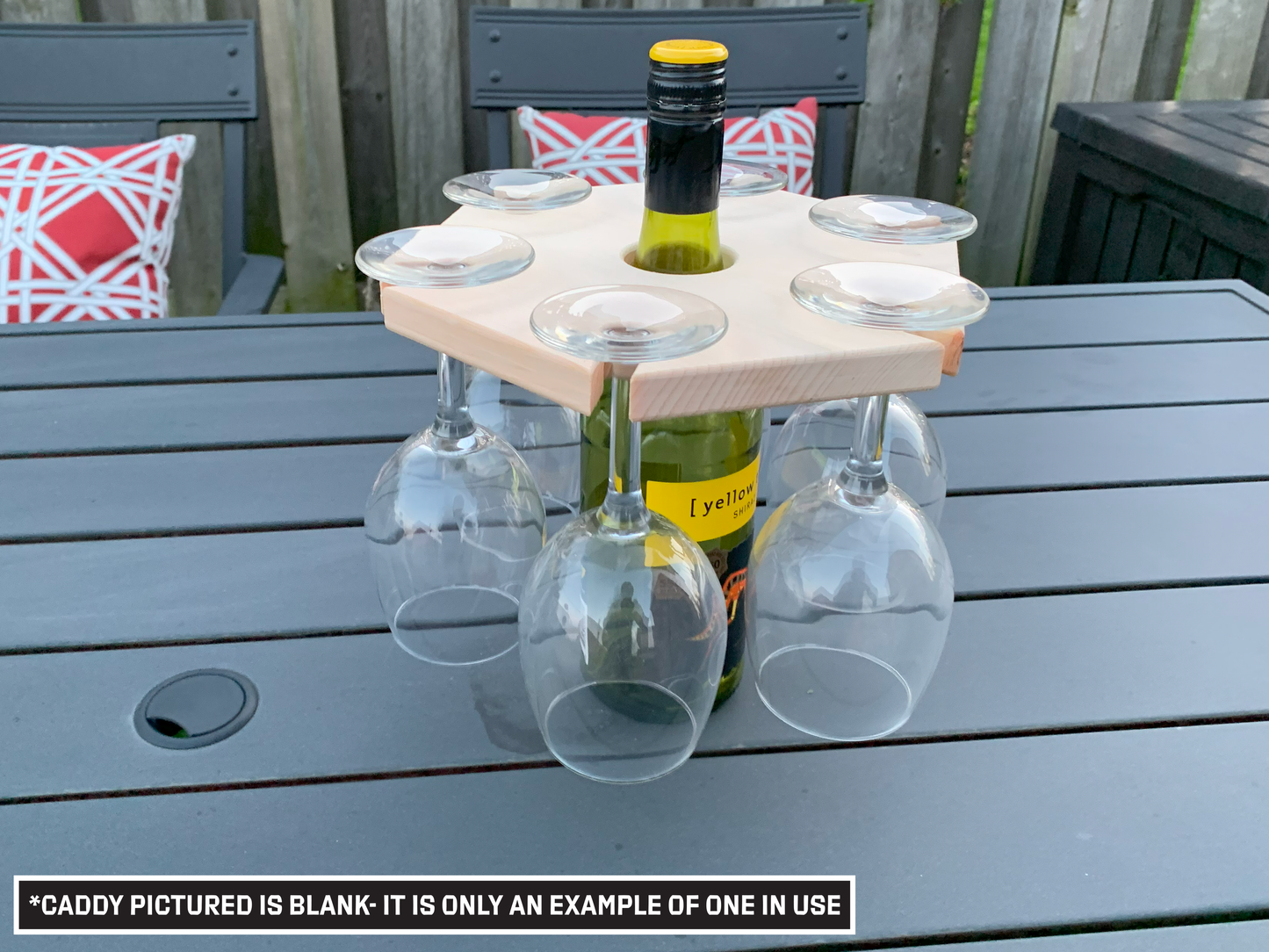 Flower Garden Wine Caddy