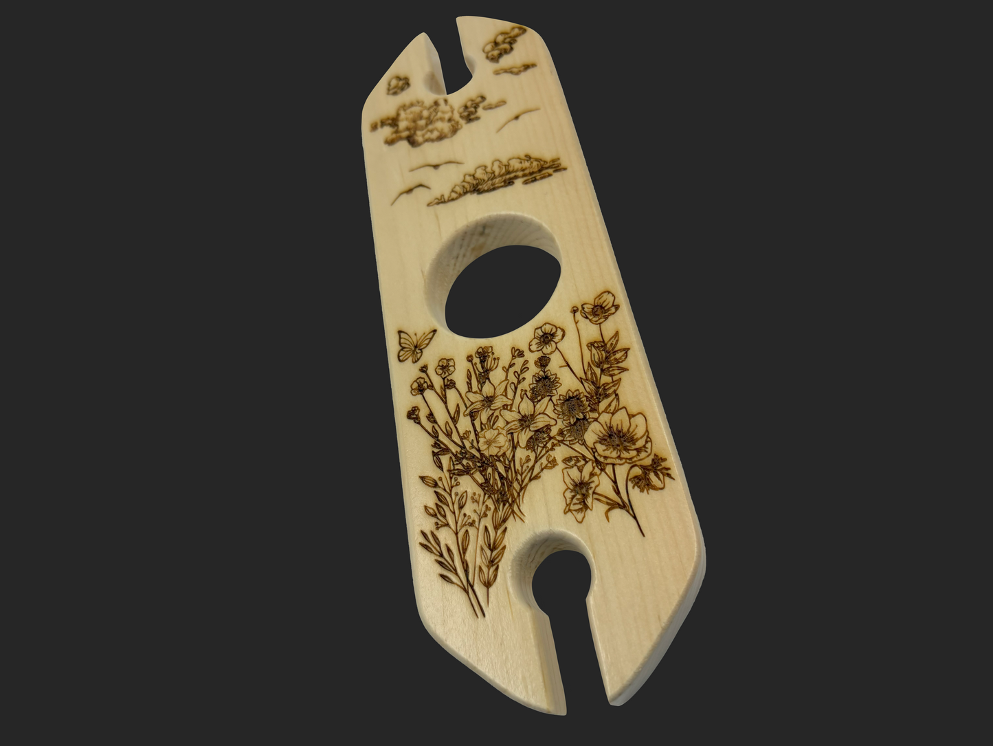 Flower Garden Wine Caddy
