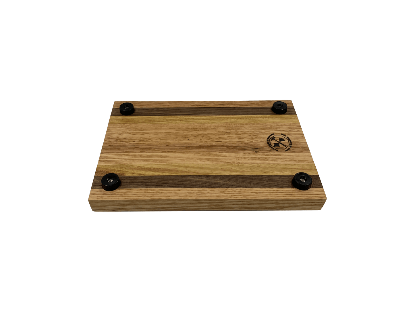 Hand - Crafted Cutting Board | Small (8" x 12") | Red Oak, Walnut, Yellow Tarara - Mike W. Hammer