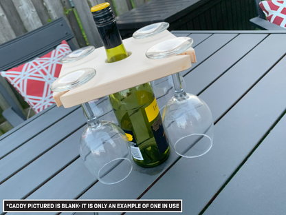 Barbecue Man Wine Caddy