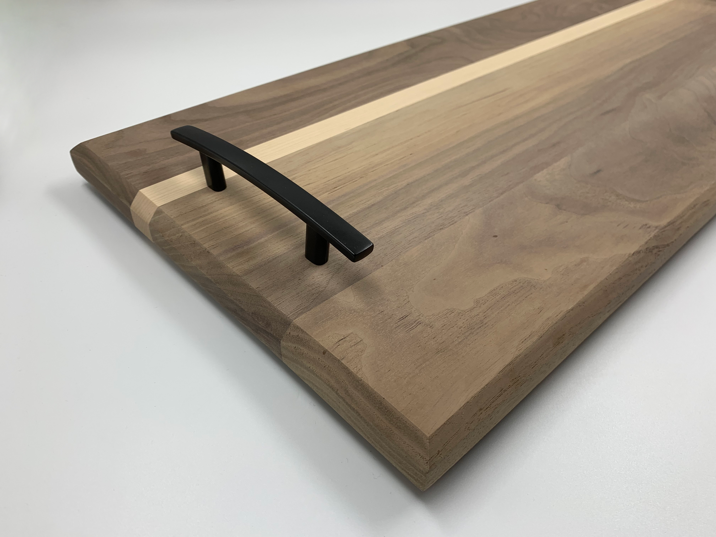 Hardwood Charcuterie Tray | Walnut and Maple | 10" x 26"