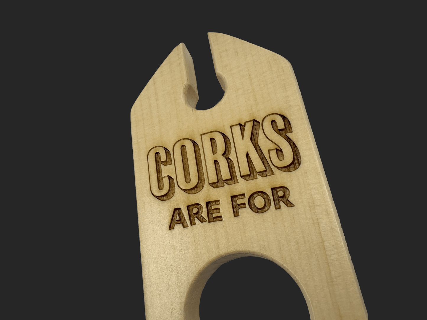 Corks Are For Quitters Wine Caddy - Mike W. Hammer