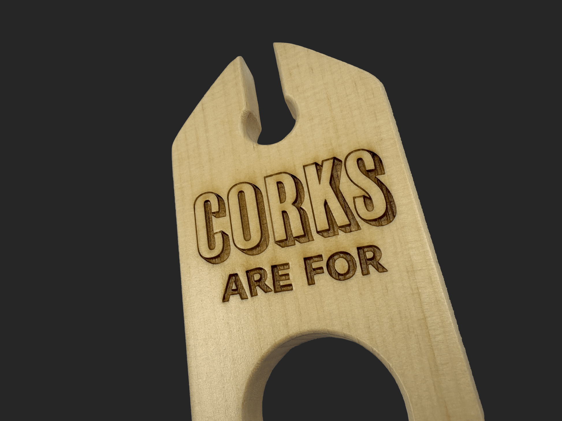 Corks Are For Quitters Wine Caddy - Mike W. Hammer