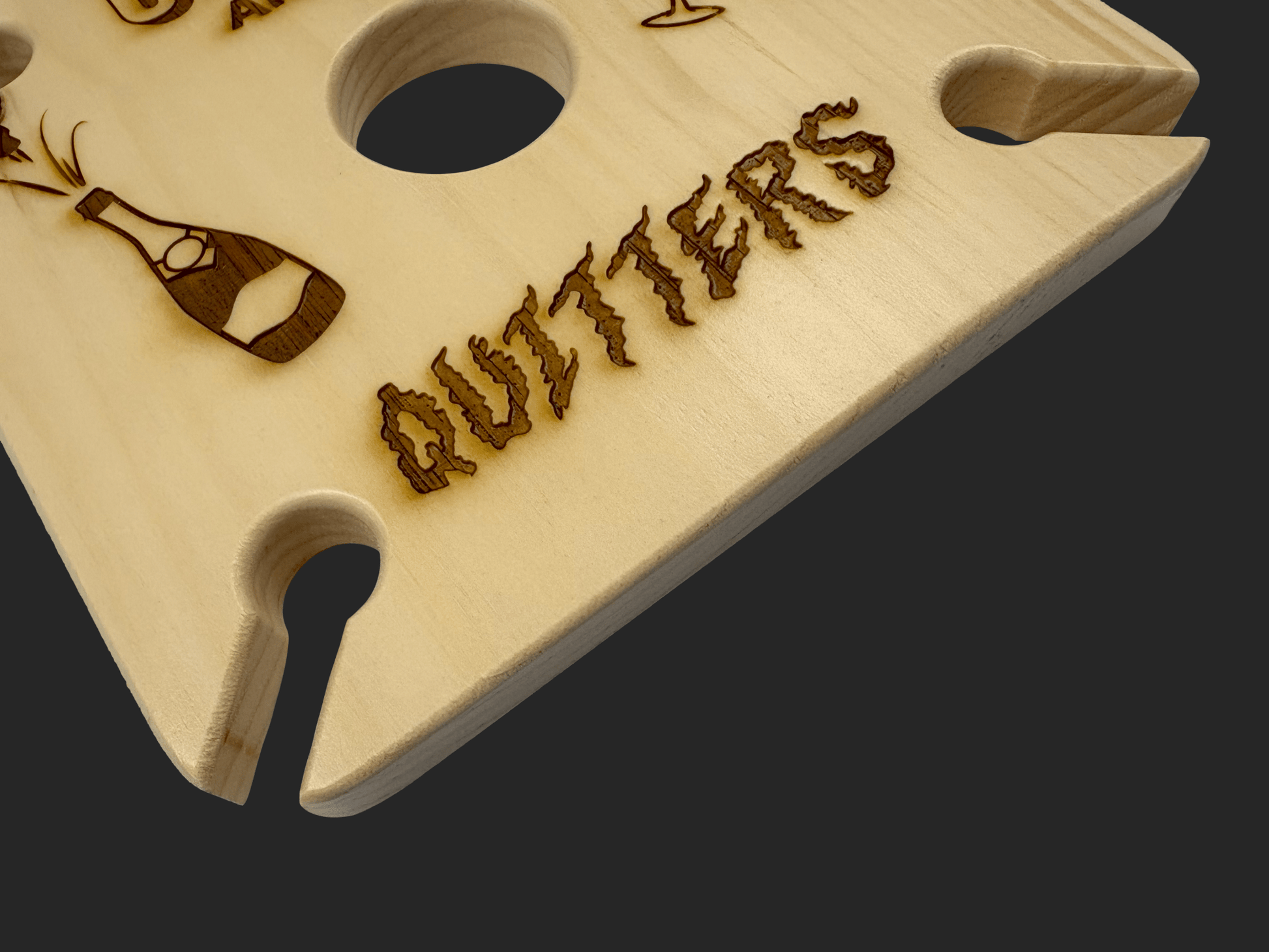 Corks Are For Quitters Wine Caddy - Mike W. Hammer