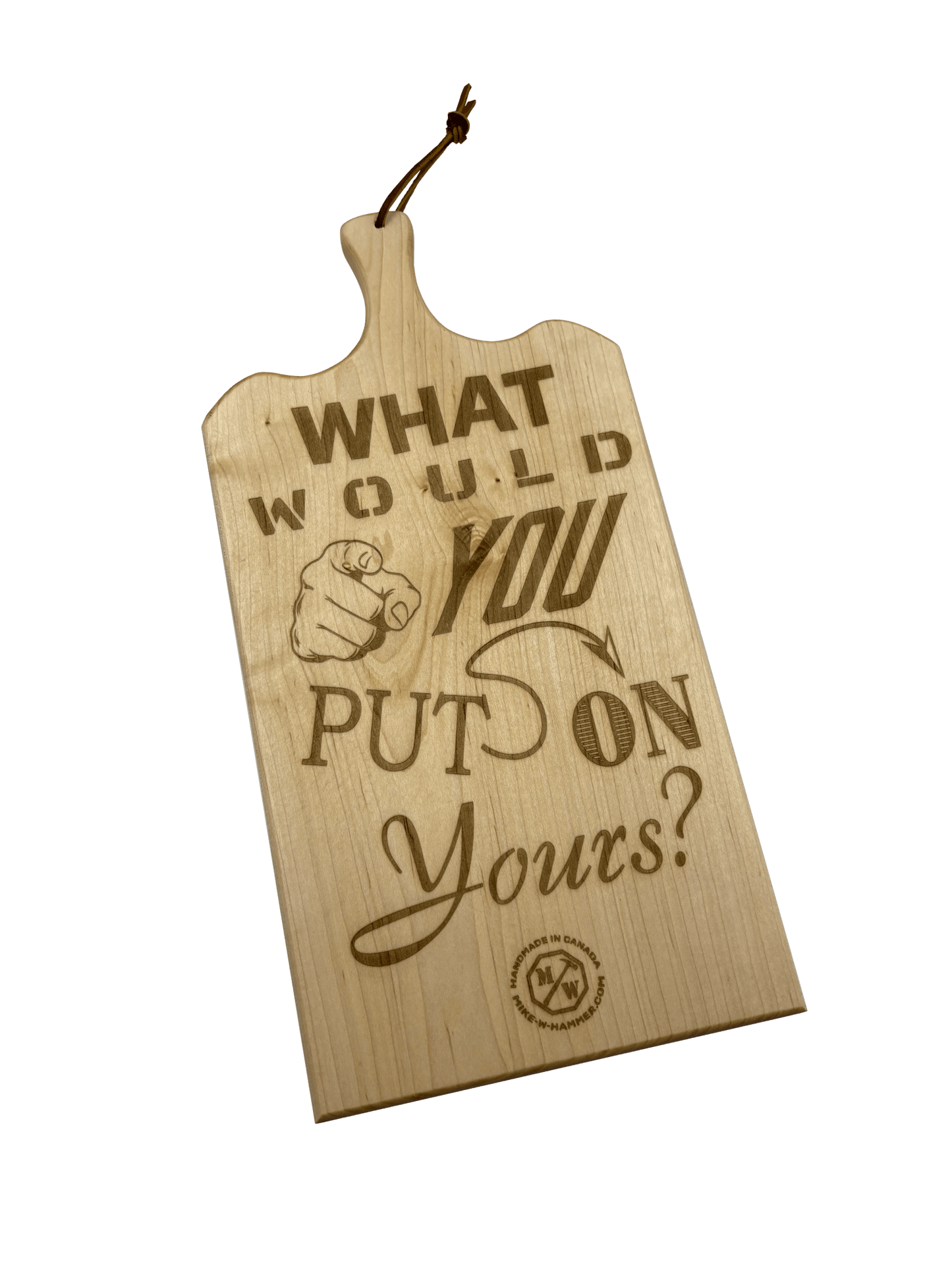 Custom 12" Hanging Tray - Mike W. Hammer