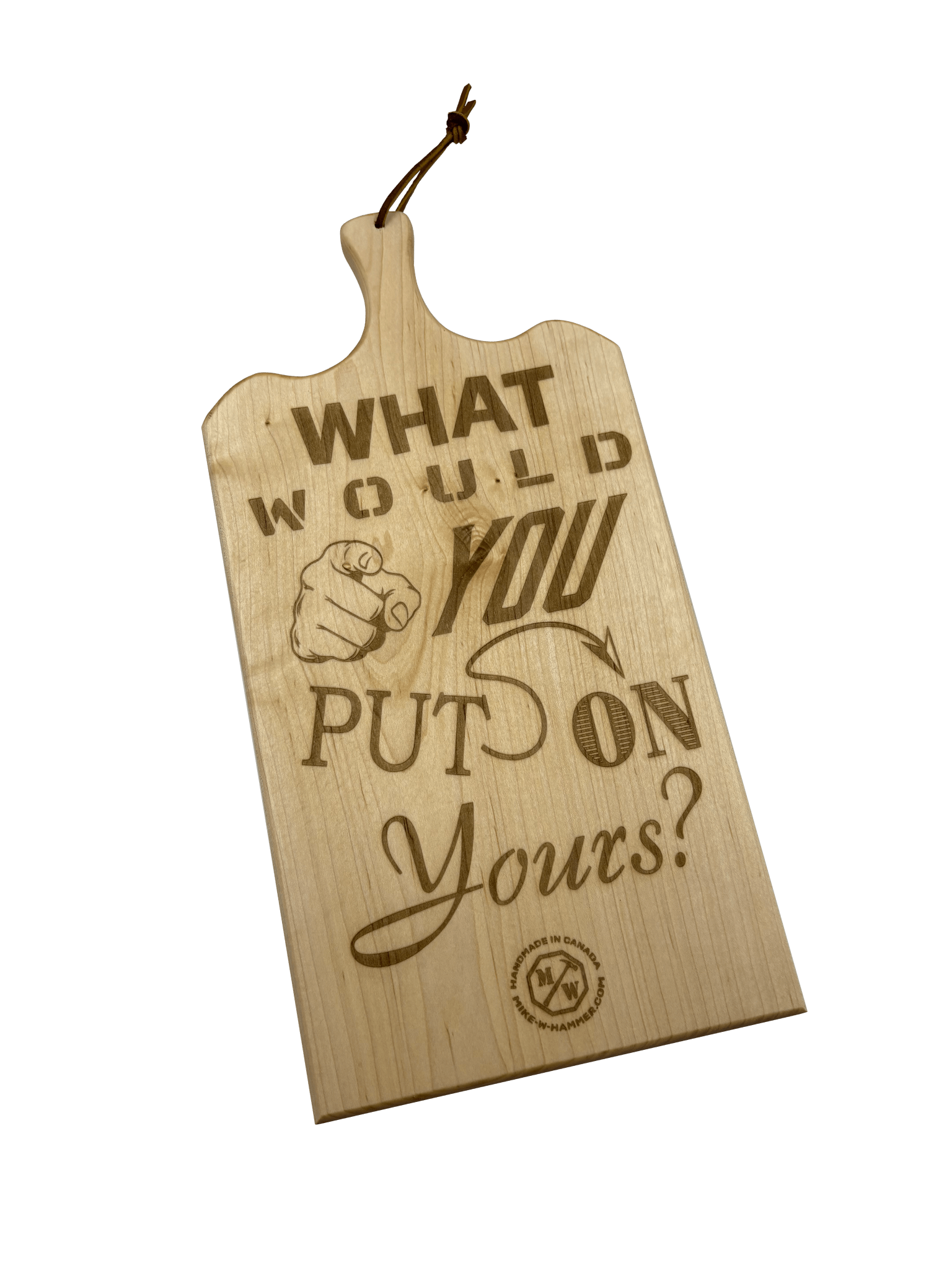 Custom 12" Hanging Tray - Mike W. Hammer