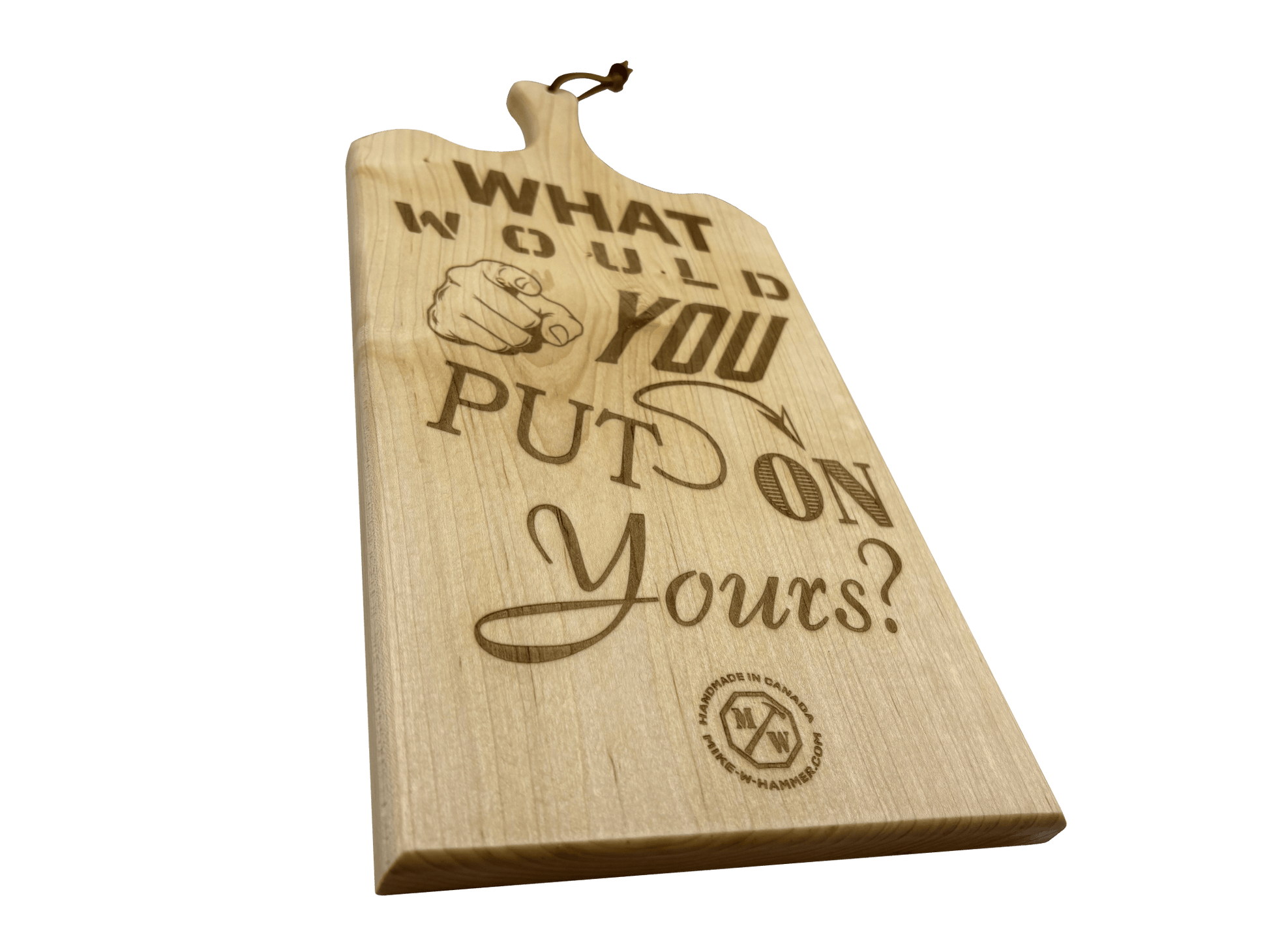 Custom 16" Hanging Tray - Mike W. Hammer