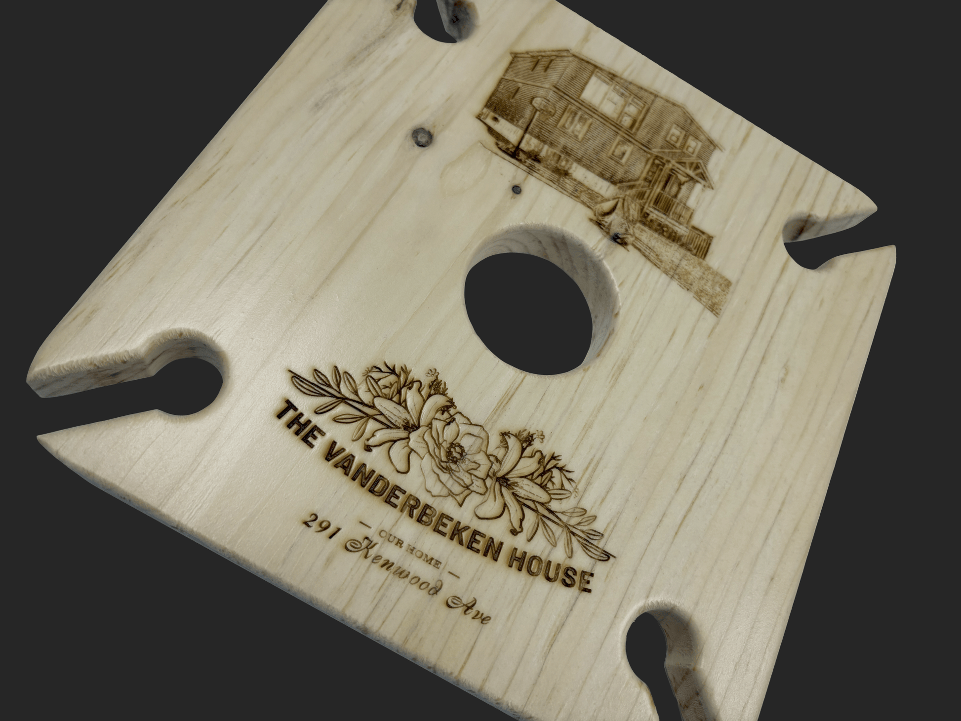 Custom Wine Caddy - Mike W. Hammer