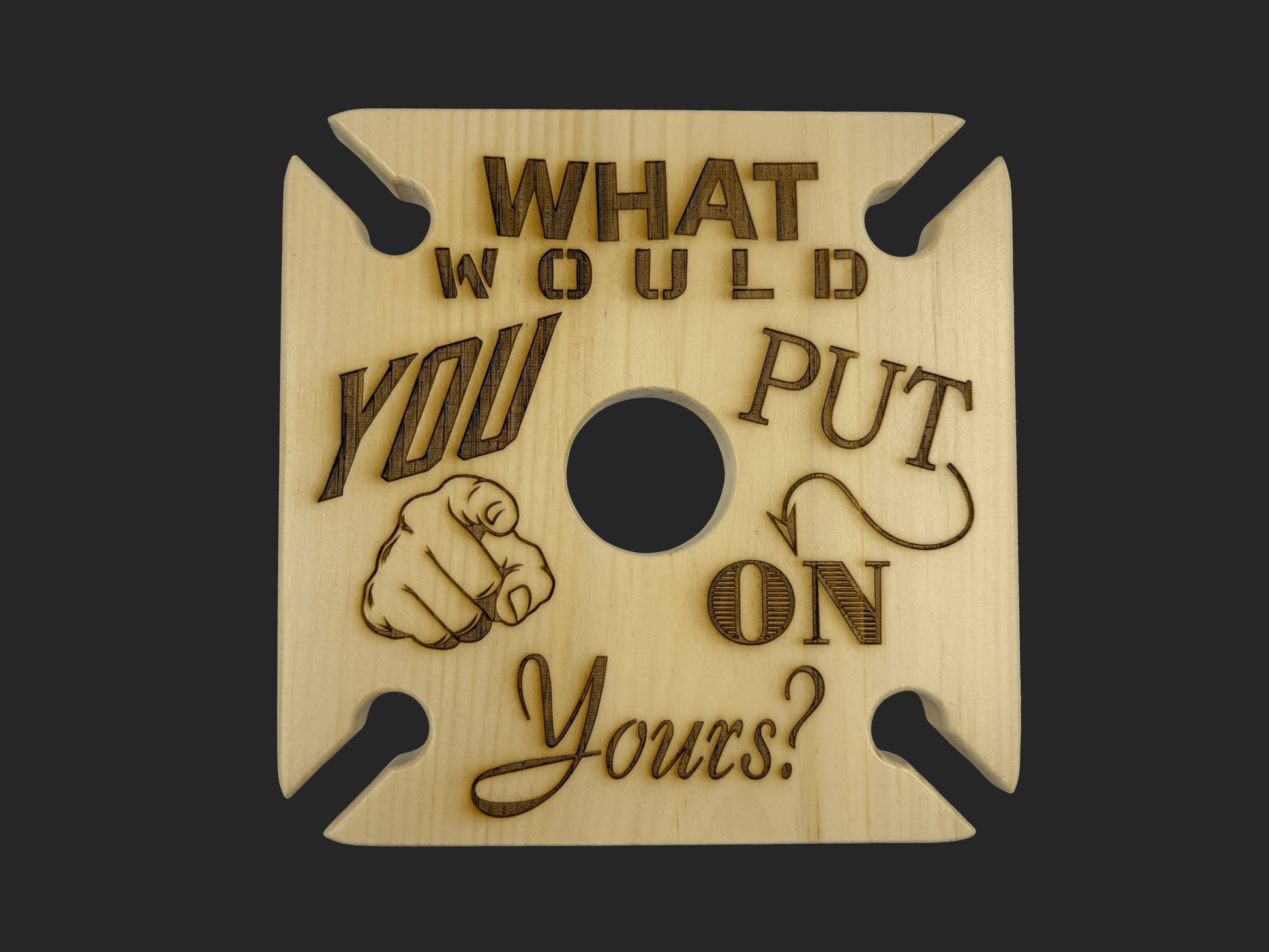 Custom Wine Caddy - Mike W. Hammer