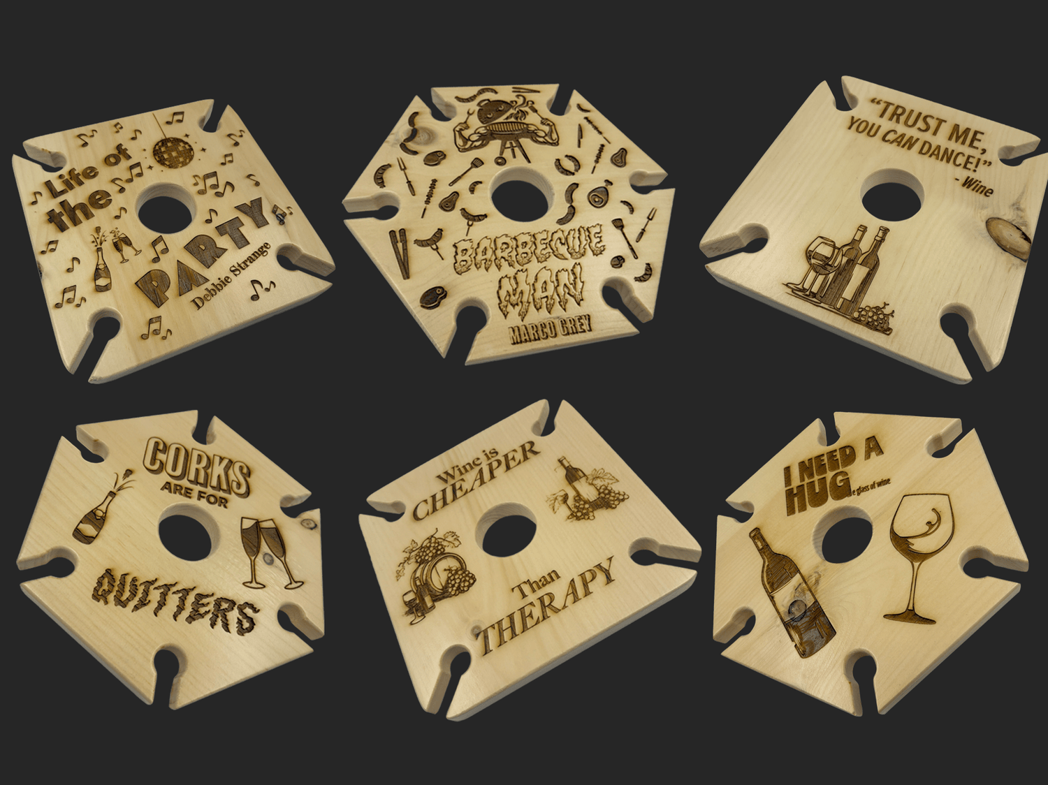 Custom Wine Caddy - Mike W. Hammer