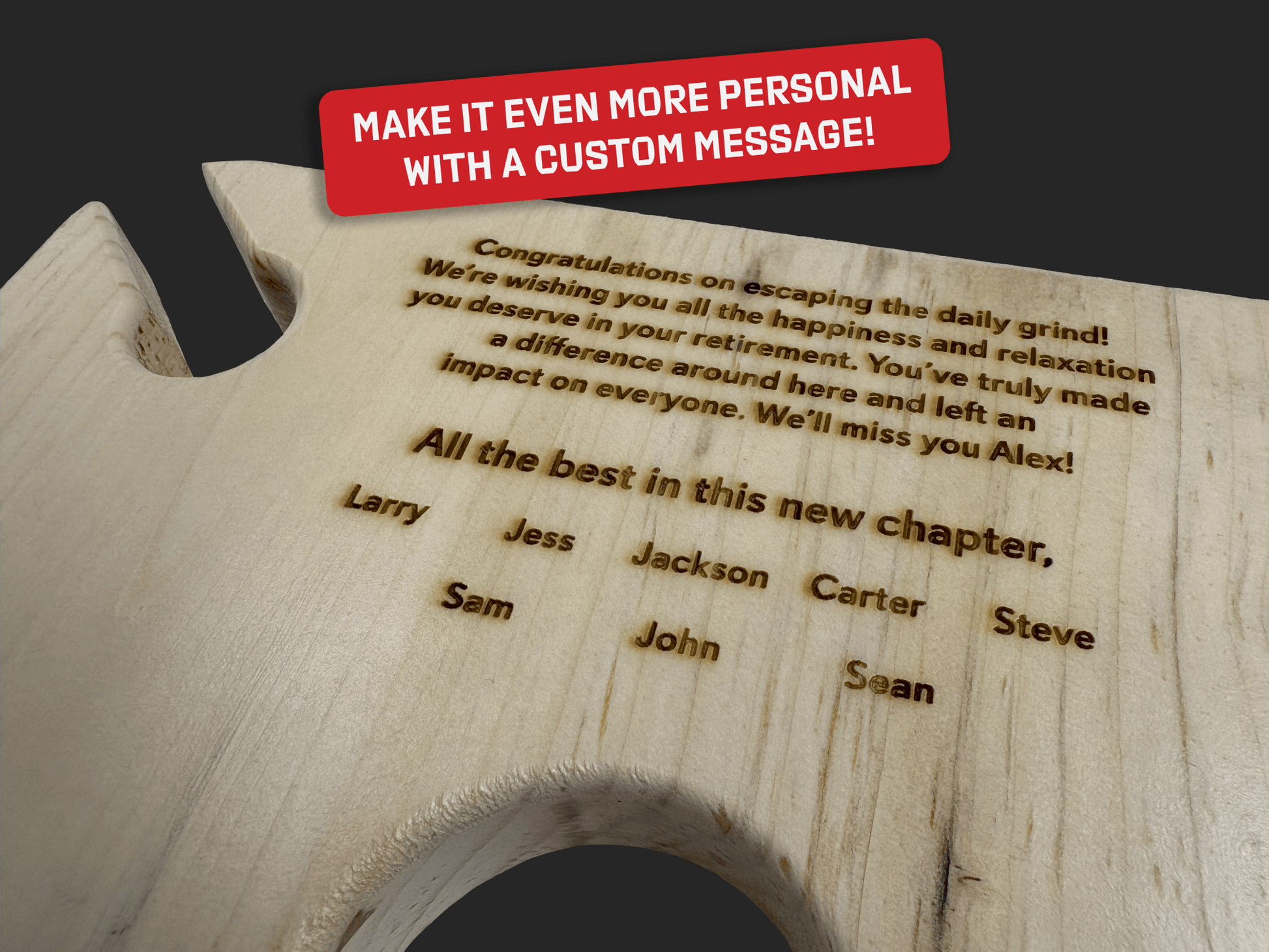 Custom Wine Caddy - Mike W. Hammer