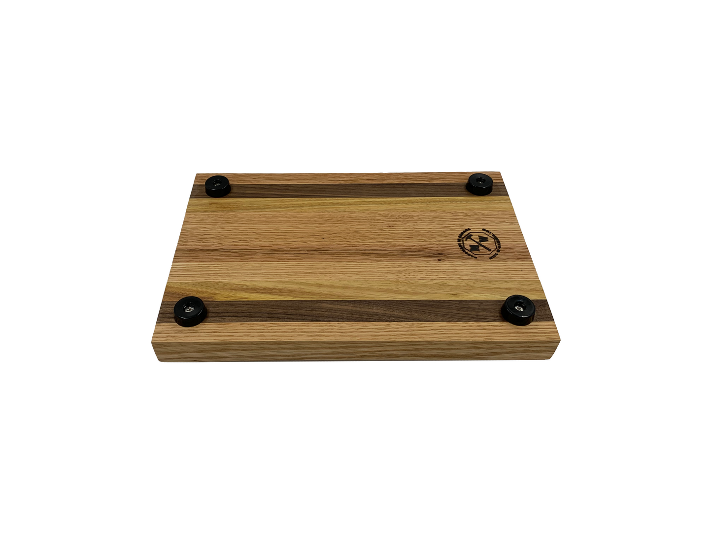 Hand-Crafted Cutting Board | Small (8" x 12") | Red Oak, Walnut, Yellow Tarara