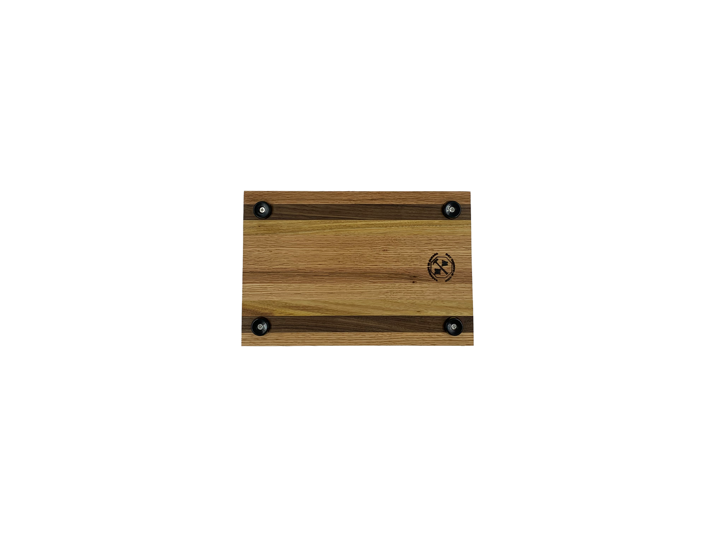 Hand-Crafted Cutting Board | Small (8" x 12") | Red Oak, Walnut, Yellow Tarara