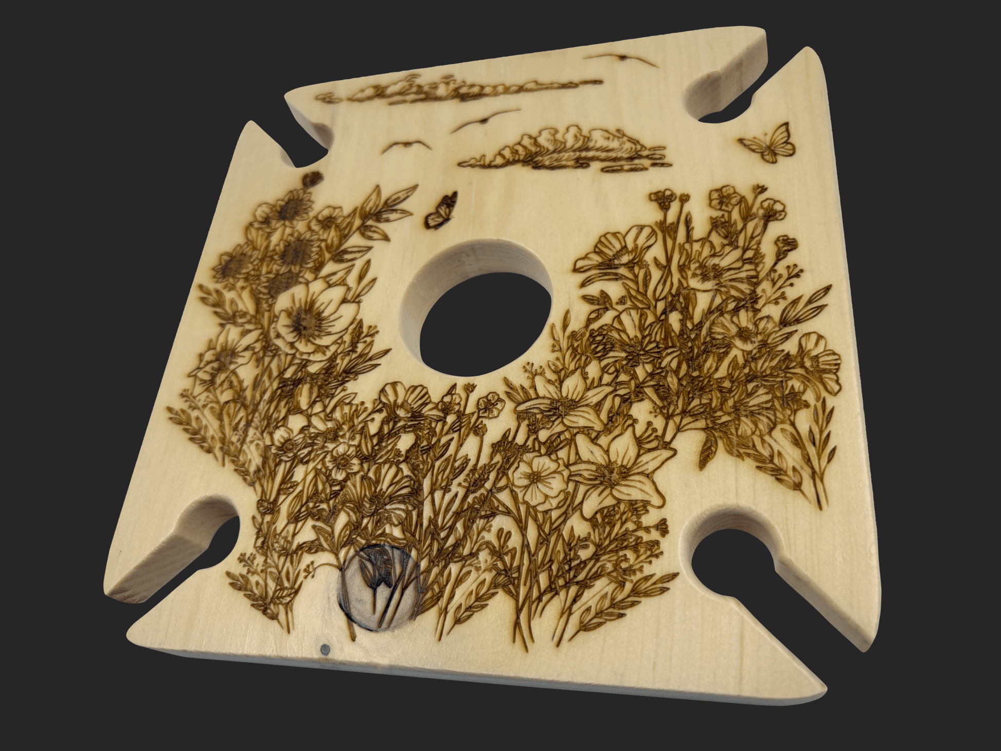 Flower Garden Wine Caddy - Mike W. Hammer