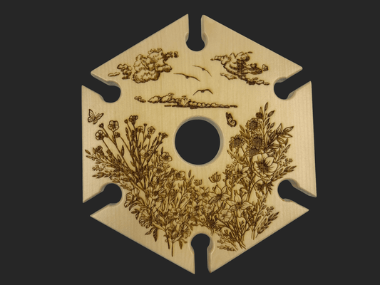 Flower Garden Wine Caddy - Mike W. Hammer