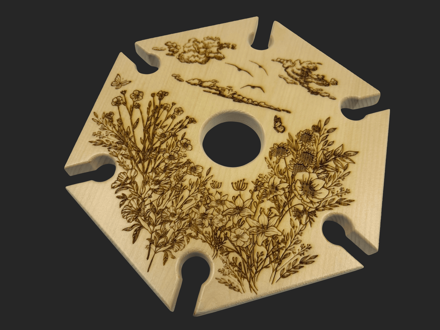 Flower Garden Wine Caddy - Mike W. Hammer