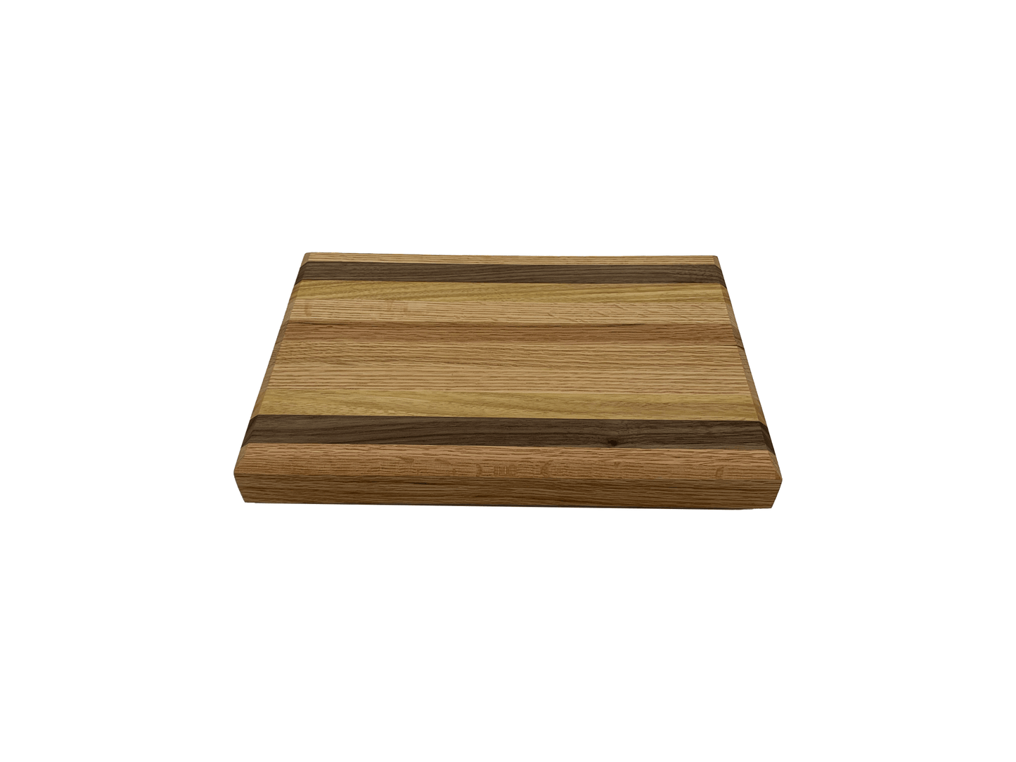 Hand - Crafted Cutting Board | Small (8" x 12") | Red Oak, Walnut, Yellow Tarara - Mike W. Hammer