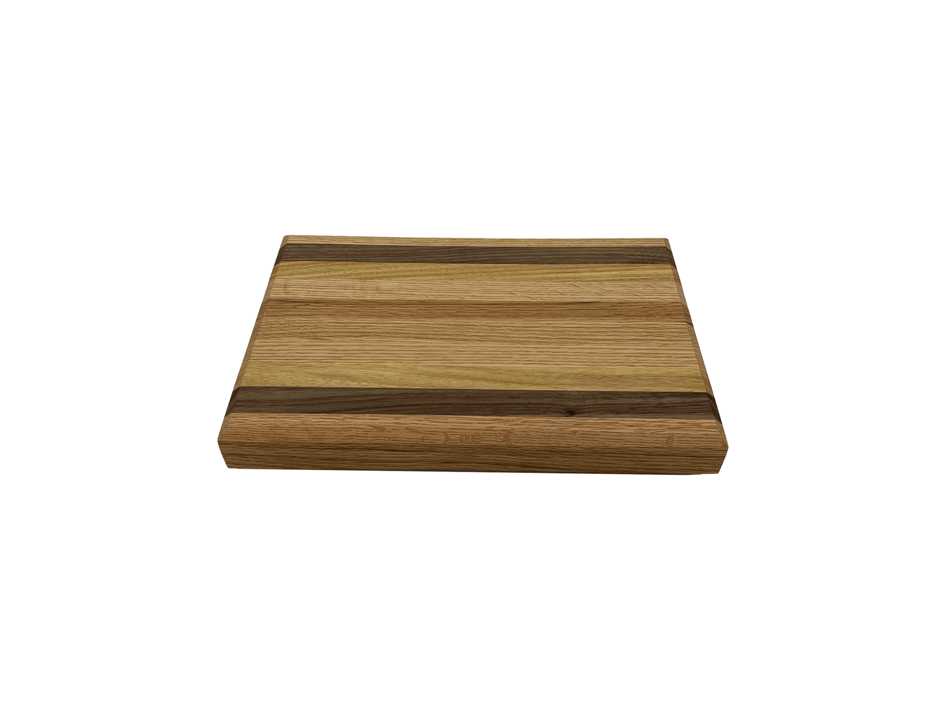 Hand - Crafted Cutting Board | Small (8" x 12") | Red Oak, Walnut, Yellow Tarara - Mike W. Hammer