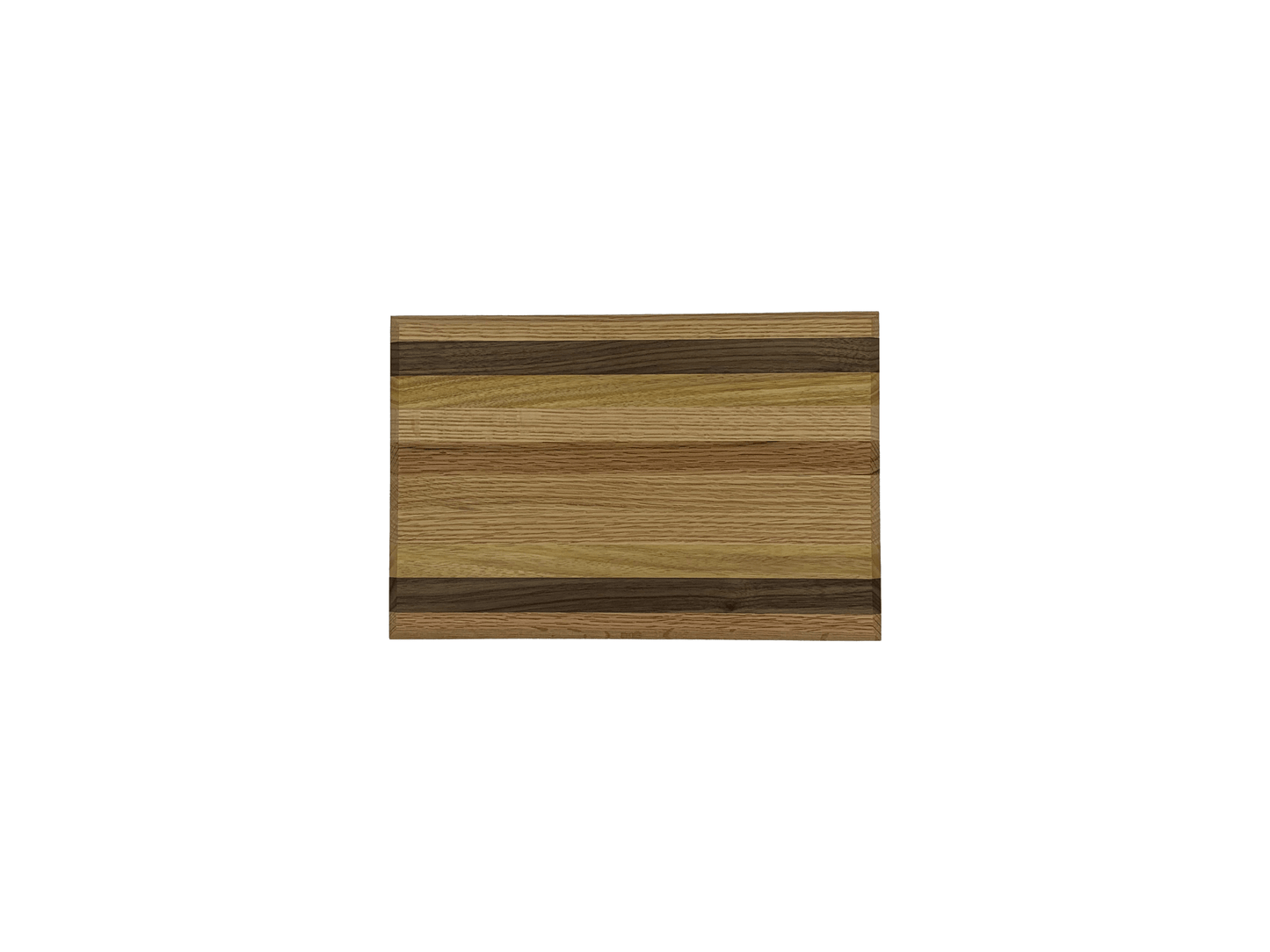 Hand - Crafted Cutting Board | Small (8" x 12") | Red Oak, Walnut, Yellow Tarara - Mike W. Hammer