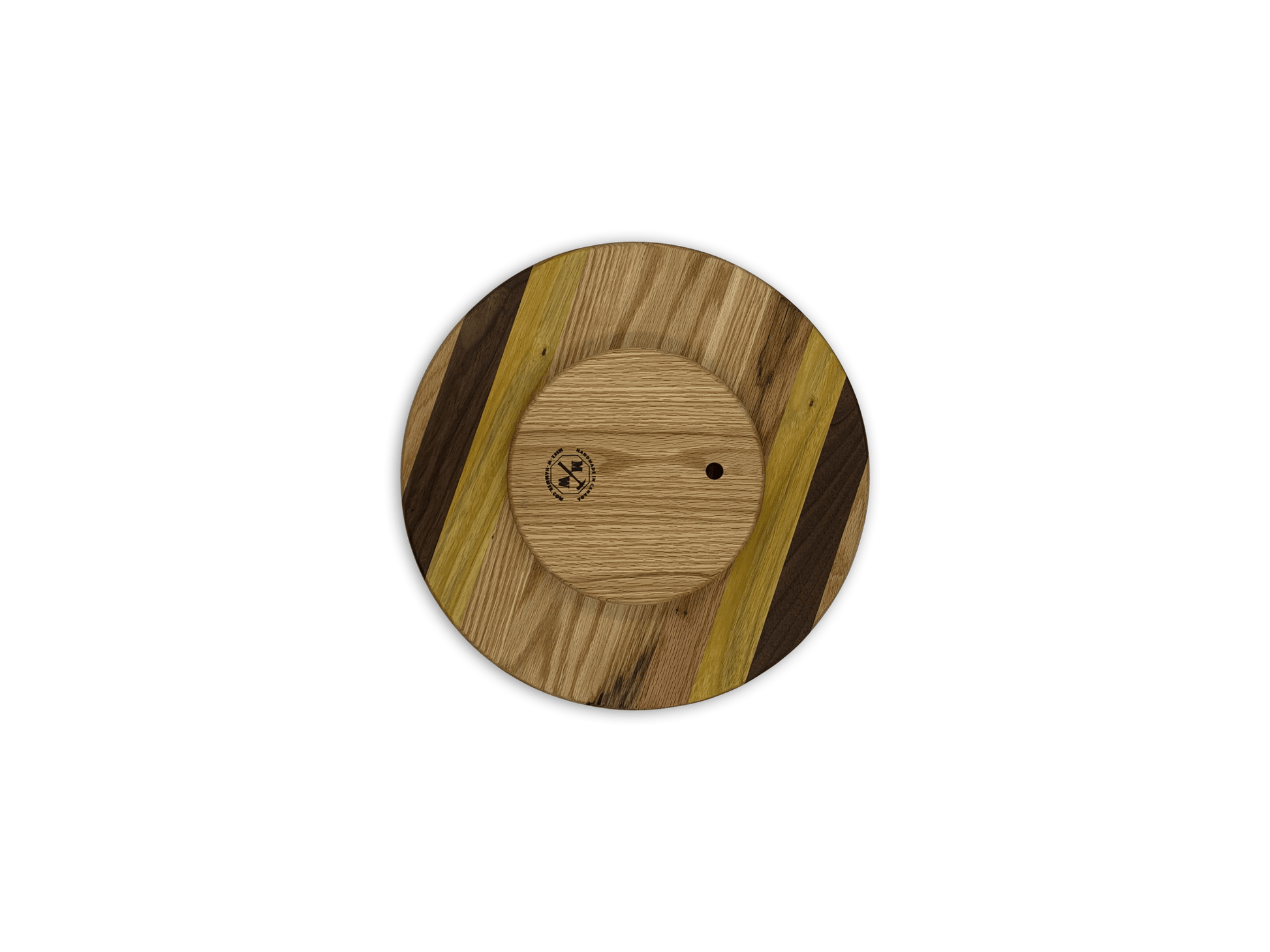 Hardwood Lazy Susan | Red Oak, Walnut, Yellow Tarara | 12 - 24" Diameter - Mike W. Hammer