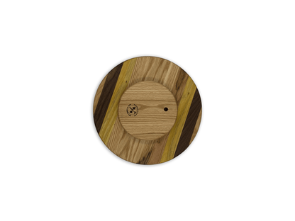 Hardwood Lazy Susan | Red Oak, Walnut, Yellow Tarara | 12 - 24" Diameter - Mike W. Hammer