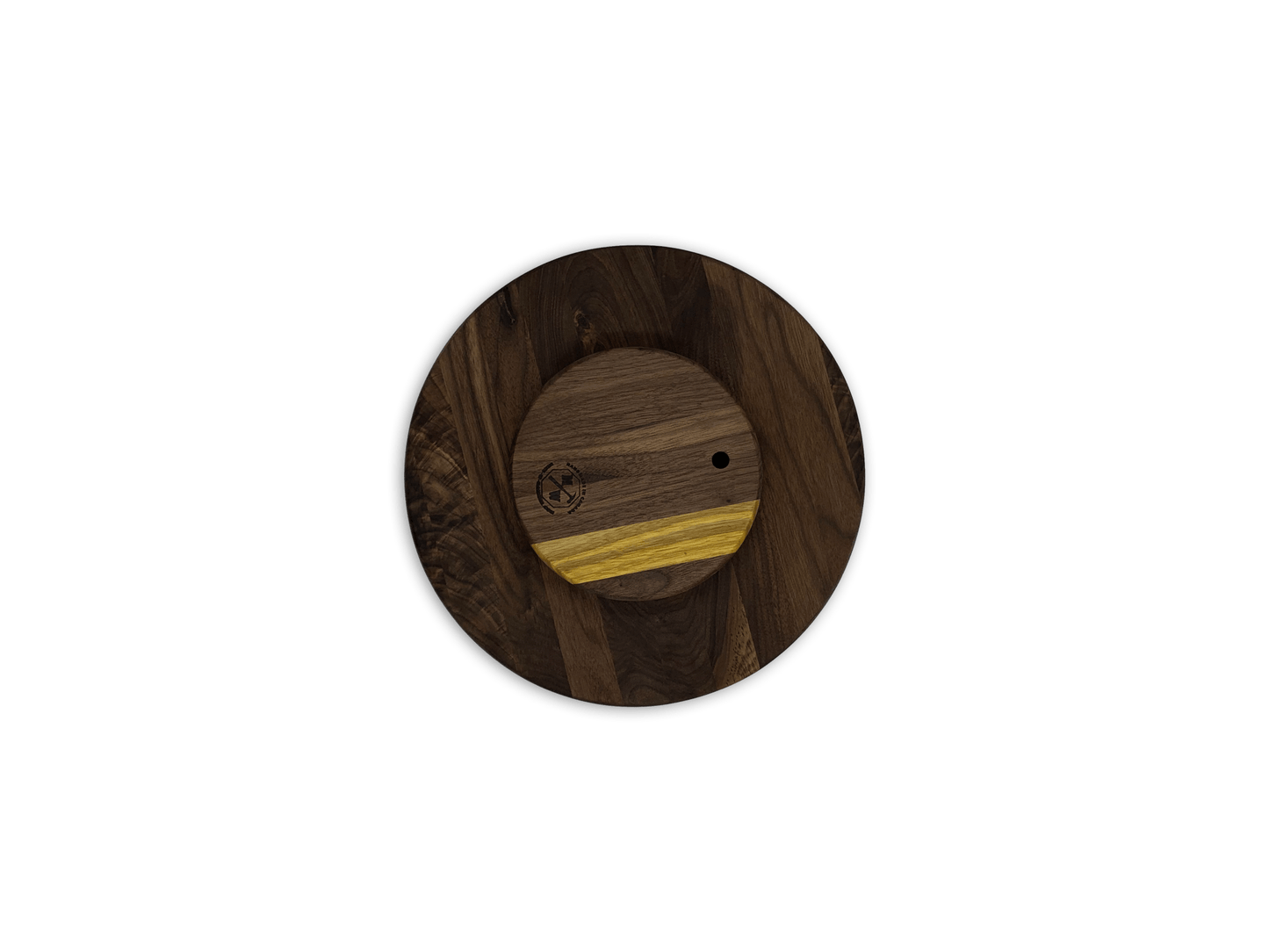 Hardwood Lazy Susan | Walnut | 12 - 24" Diameter - Mike W. Hammer
