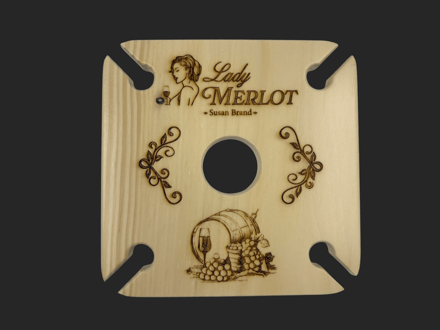 Lady Merlot Wine Caddy - Mike W. Hammer