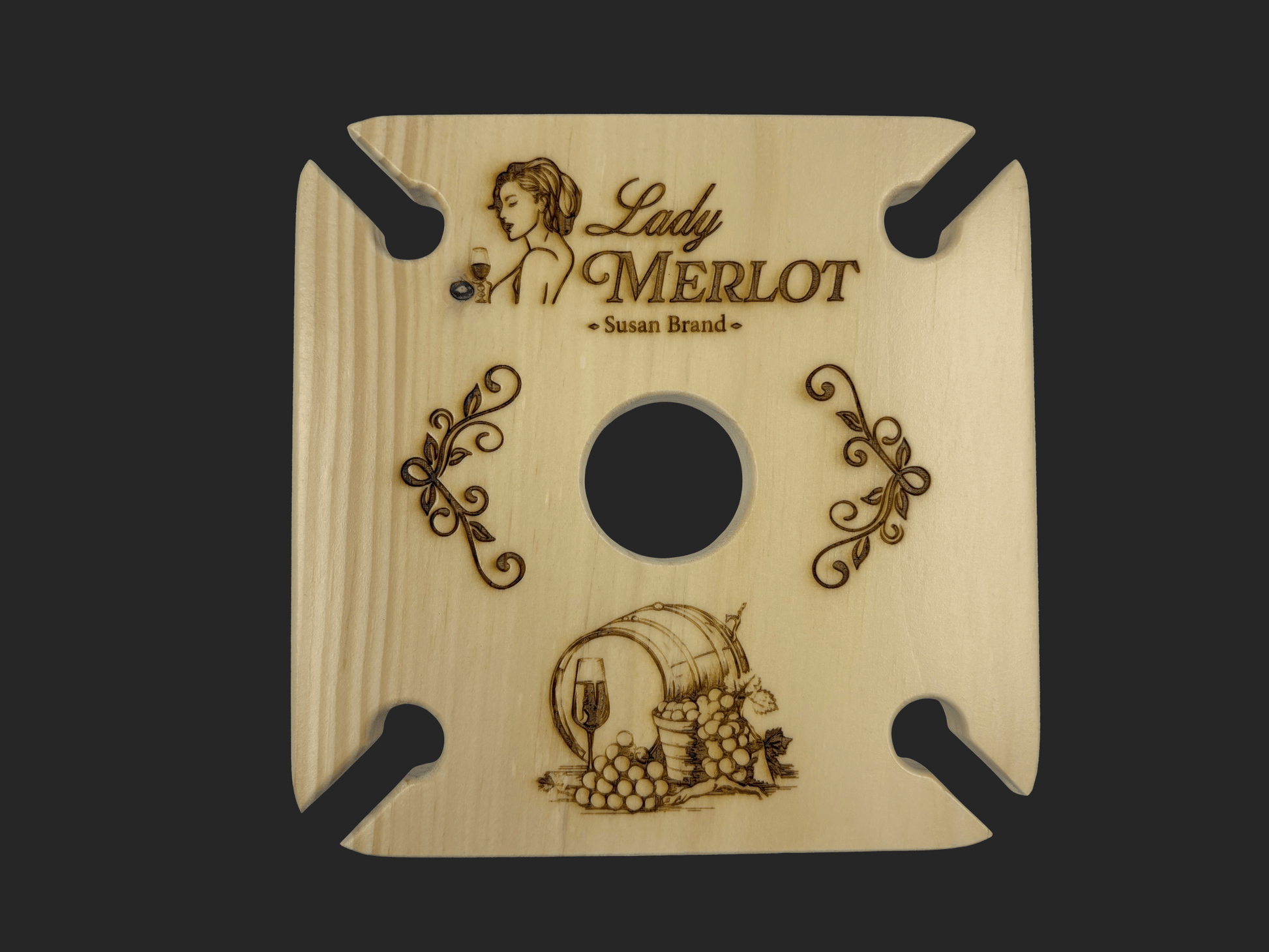 Lady Merlot Wine Caddy - Mike W. Hammer