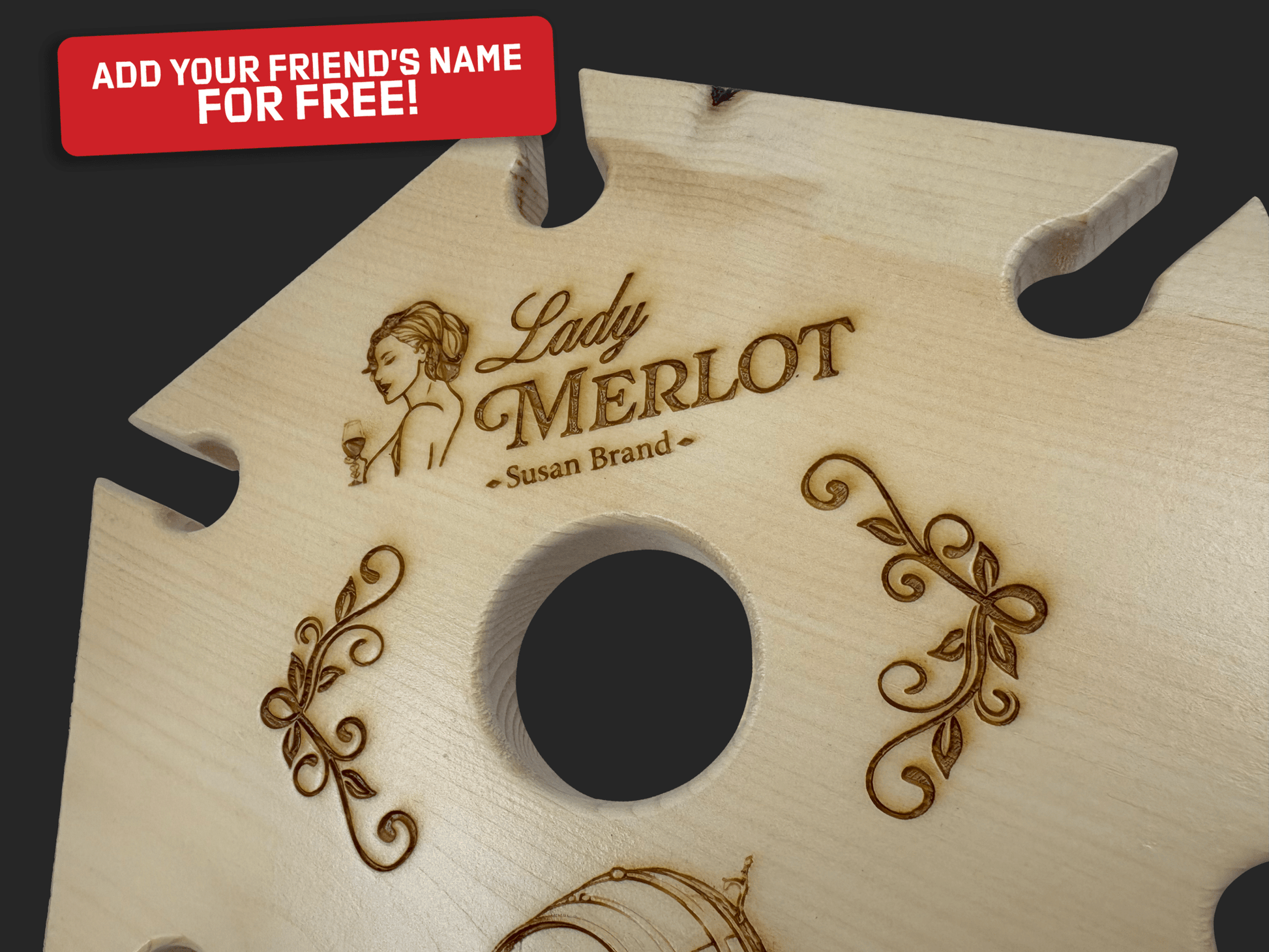 Lady Merlot Wine Caddy - Mike W. Hammer