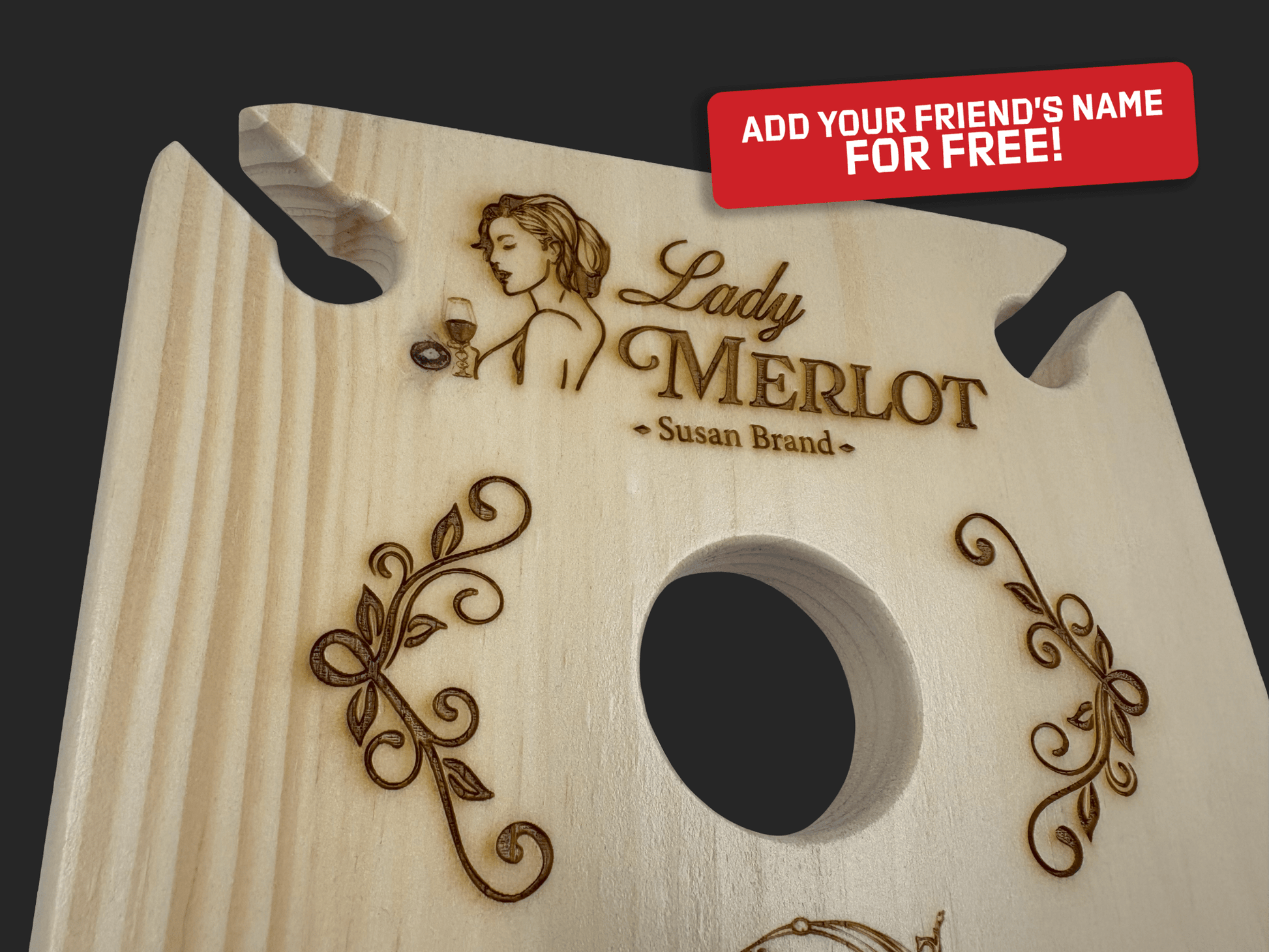 Lady Merlot Wine Caddy - Mike W. Hammer