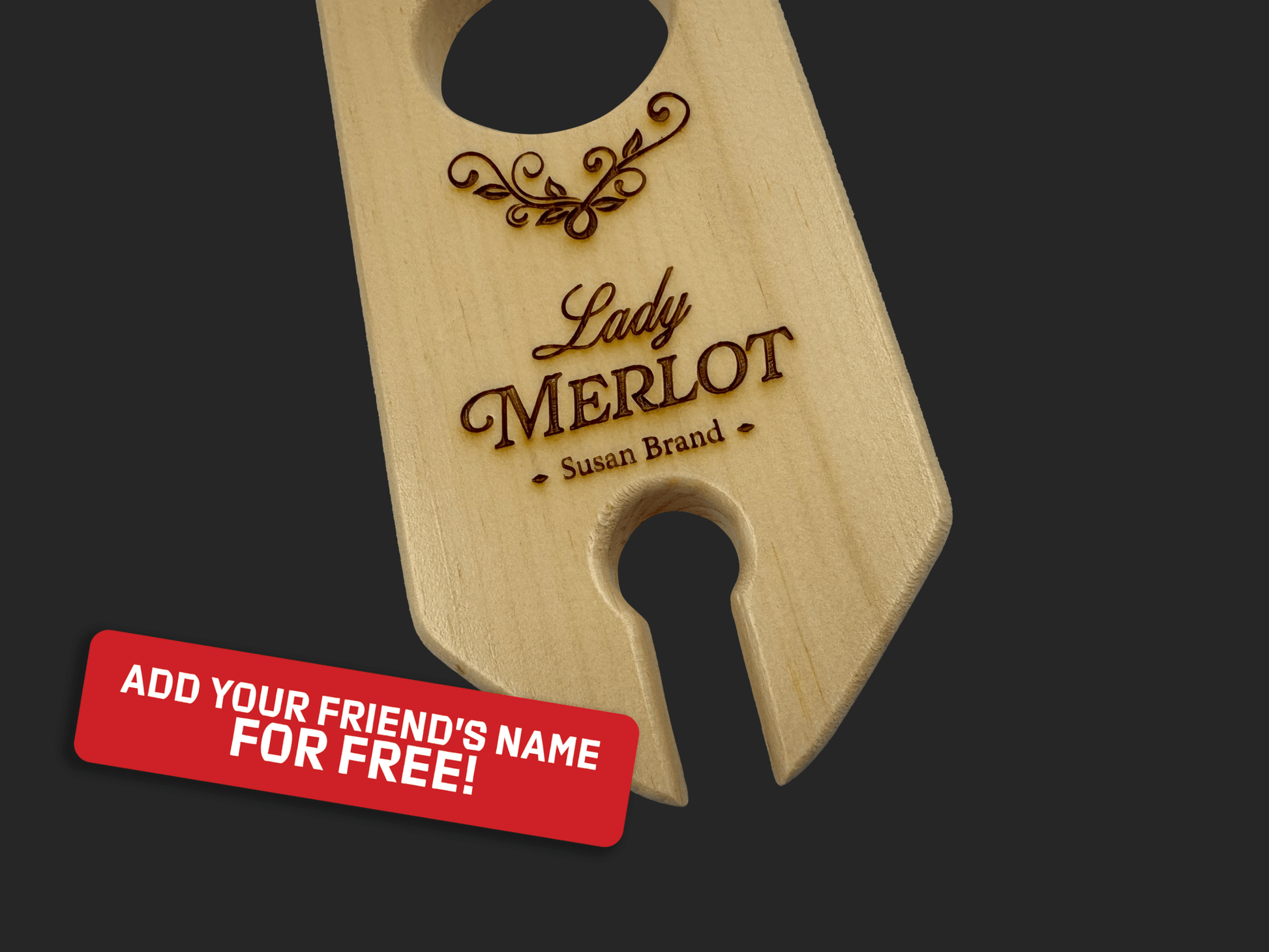 Lady Merlot Wine Caddy - Mike W. Hammer