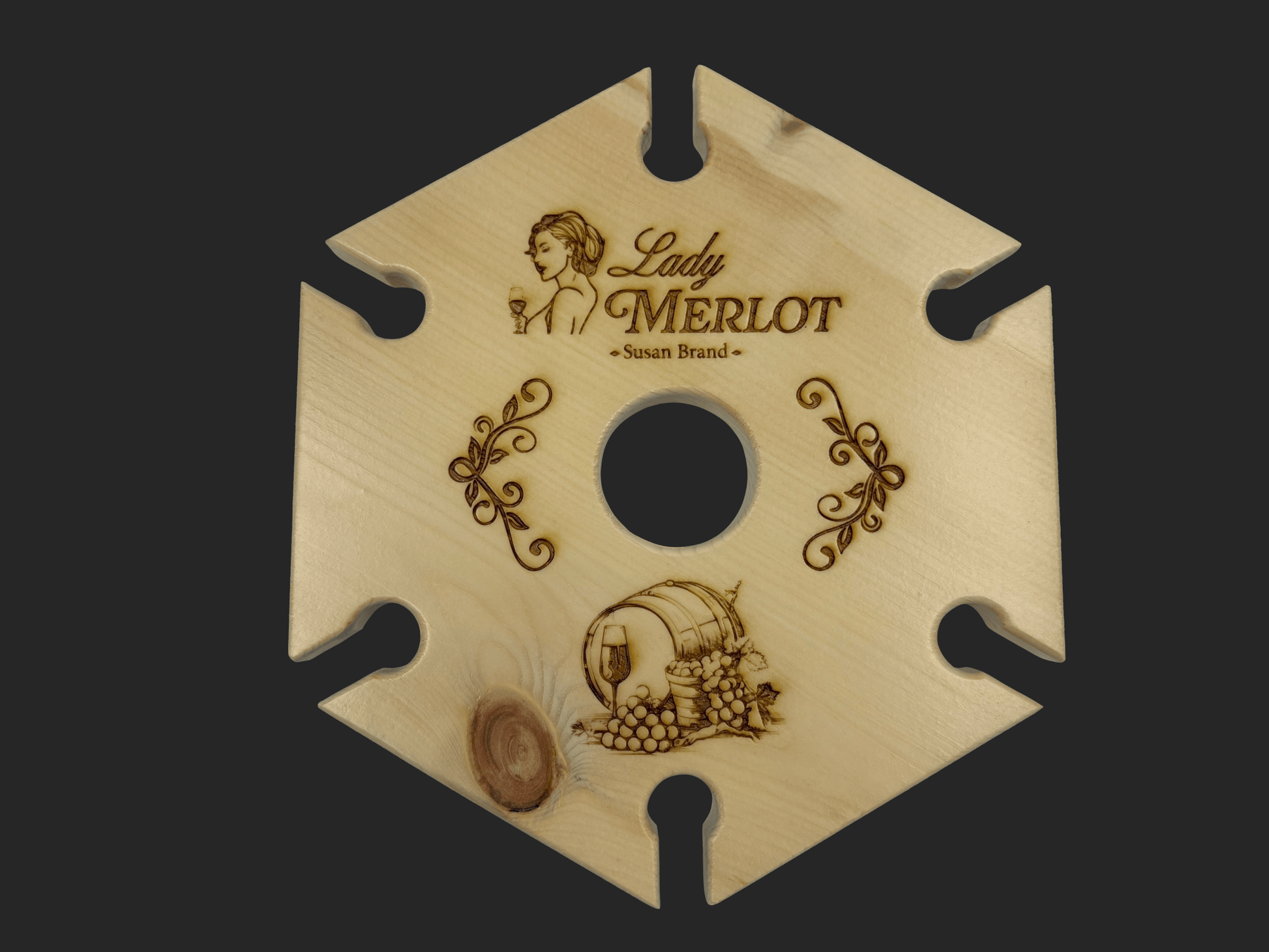 Lady Merlot Wine Caddy - Mike W. Hammer