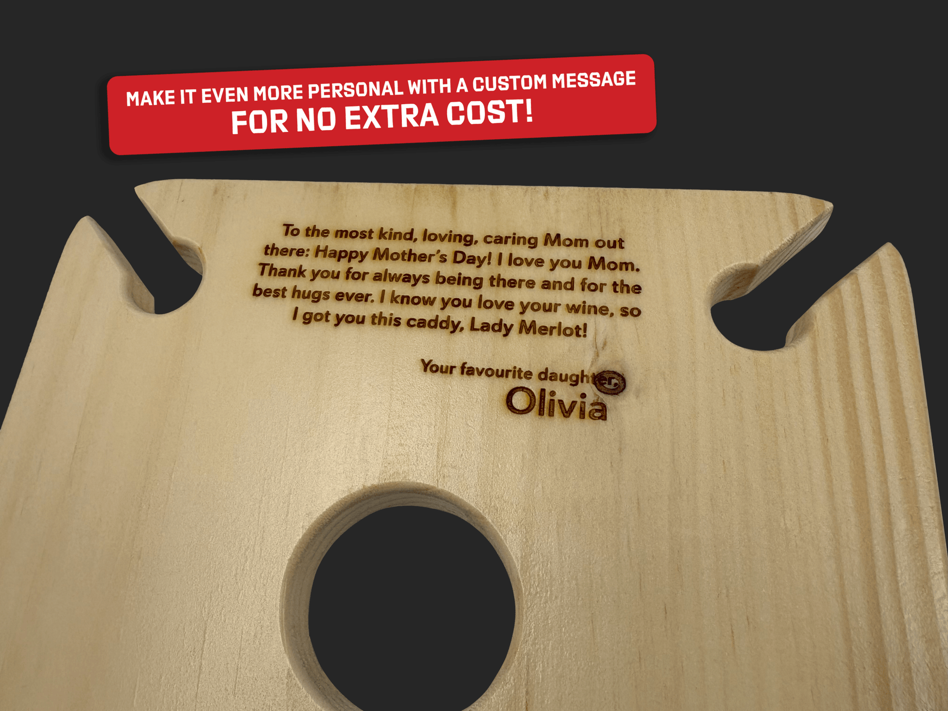 Lady Merlot Wine Caddy - Mike W. Hammer
