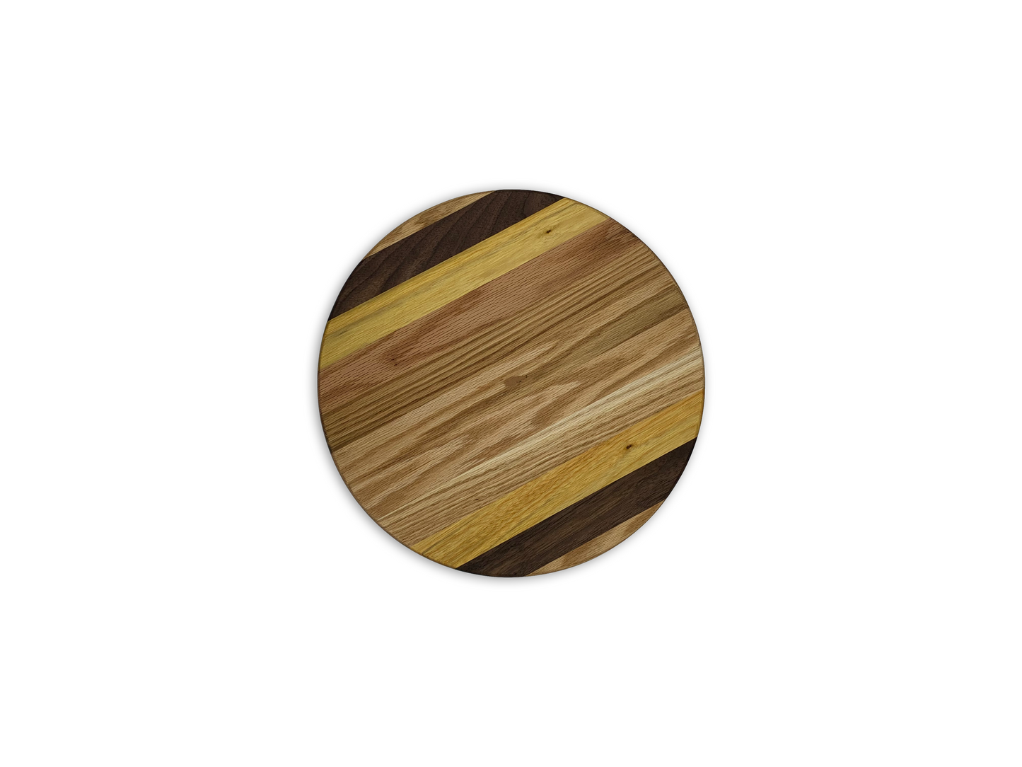 Hardwood Lazy Susan | Red Oak, Walnut, Yellow Tarara | 12-24" Diameter