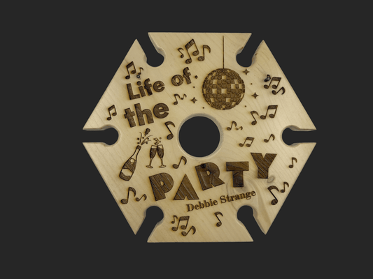 Life of the Party Wine Caddy - Mike W. Hammer