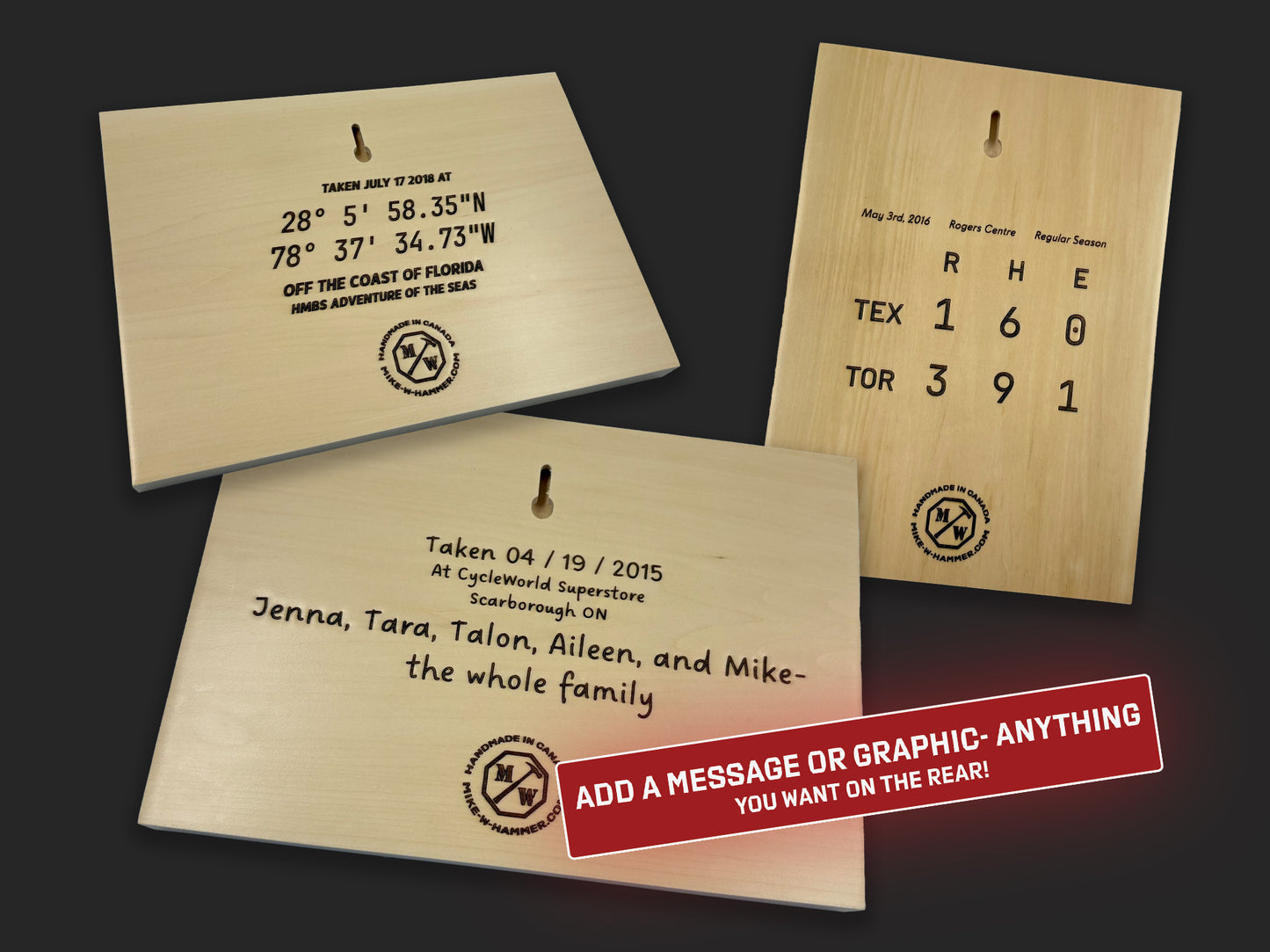 Custom Basswood Wall Art