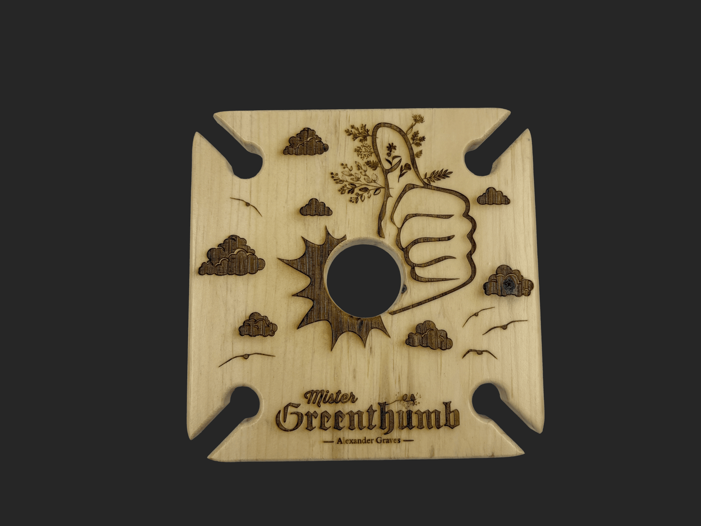 Mr. Greenthumb Wine Caddy - Mike W. Hammer
