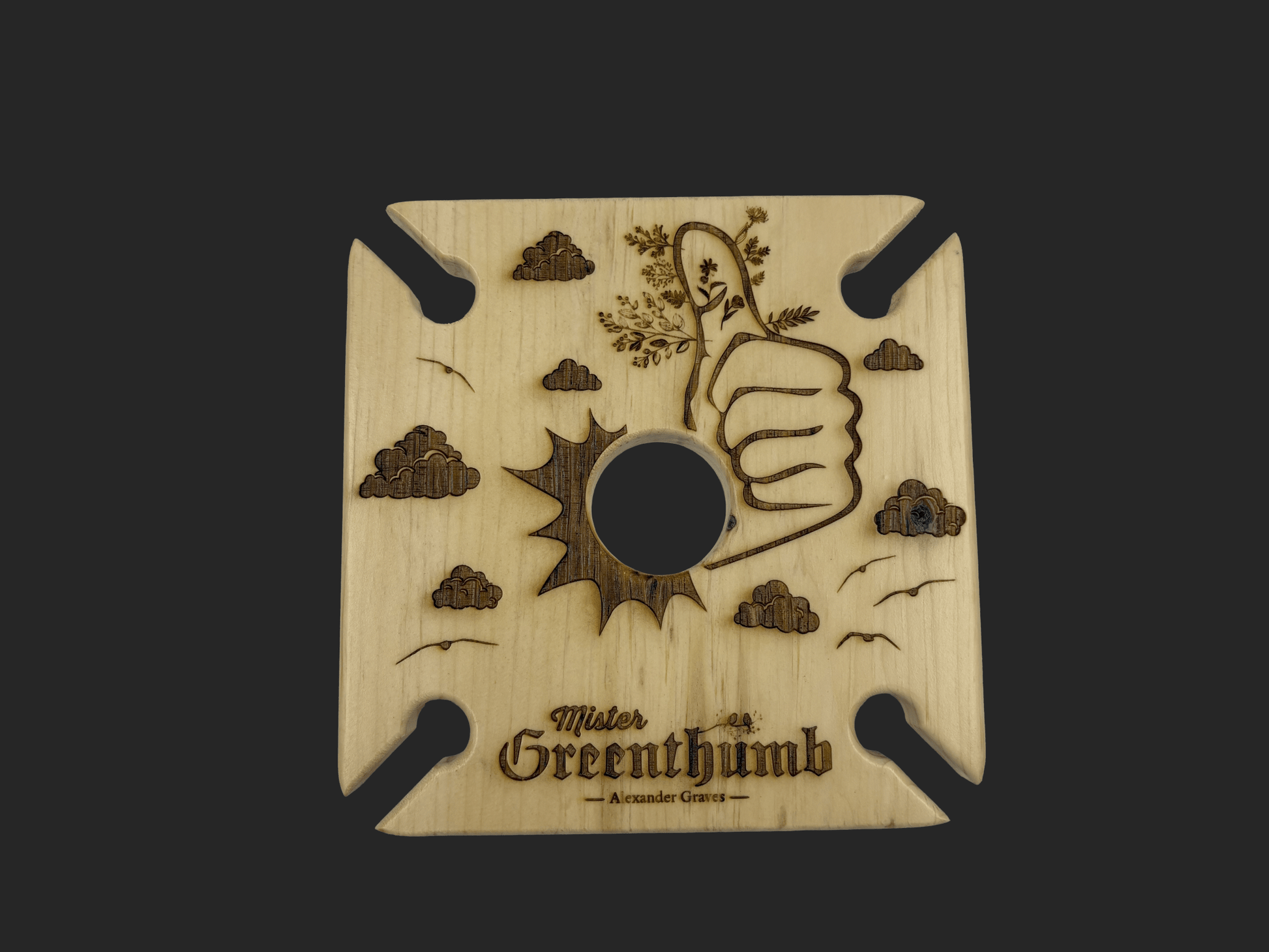 Mr. Greenthumb Wine Caddy - Mike W. Hammer