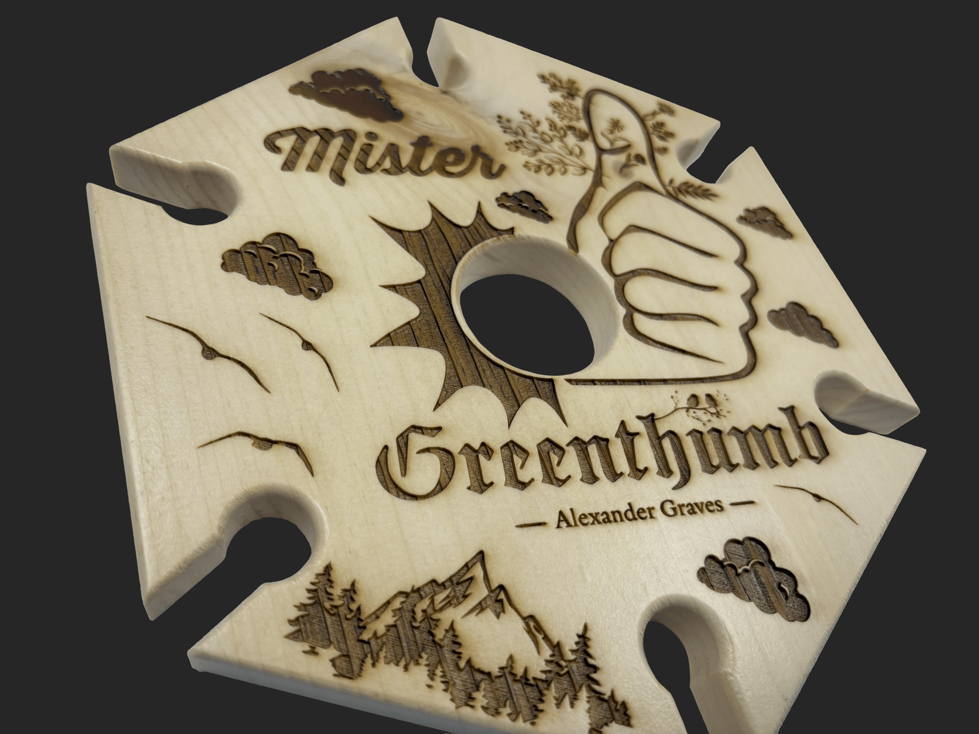 Mr. Greenthumb Wine Caddy - Mike W. Hammer