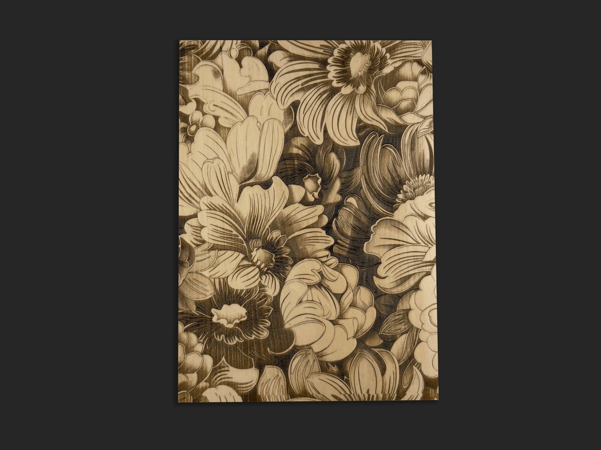 Psychedelic Flowers Wall Art - Mike W. Hammer
