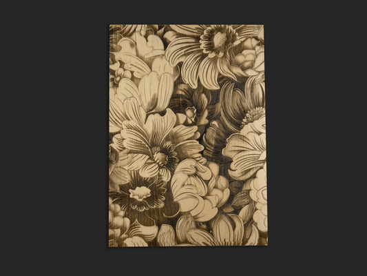 Psychedelic Flowers Wall Art - Mike W. Hammer
