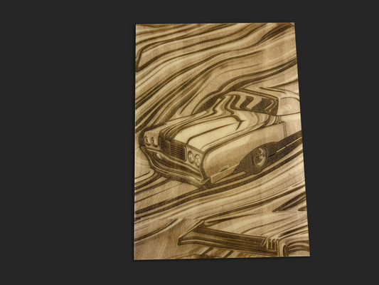 Psychedelic Car Wall Art