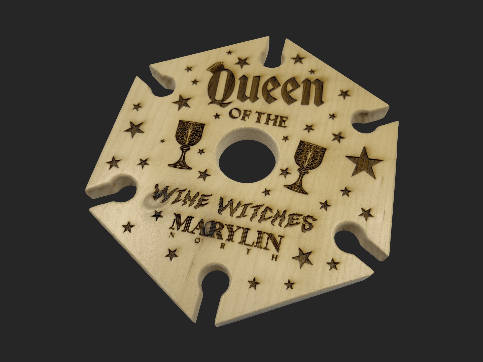 Queen of the Wine Witches Wine Caddy - Mike W. Hammer
