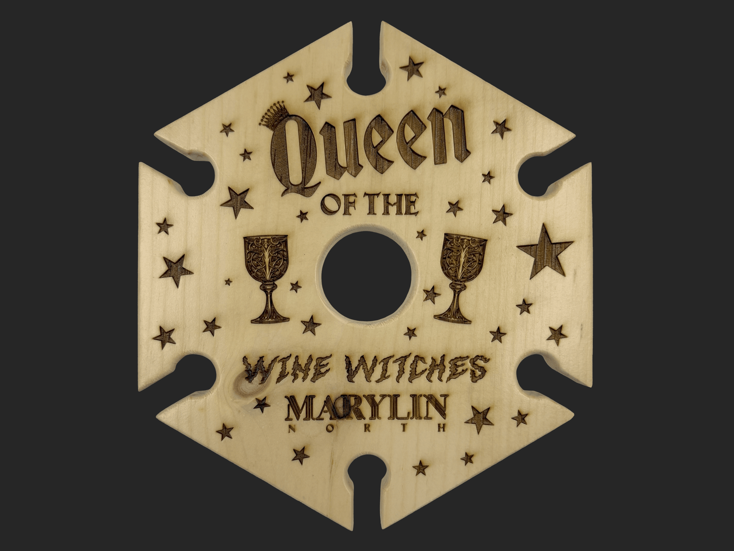 Queen of the Wine Witches Wine Caddy - Mike W. Hammer