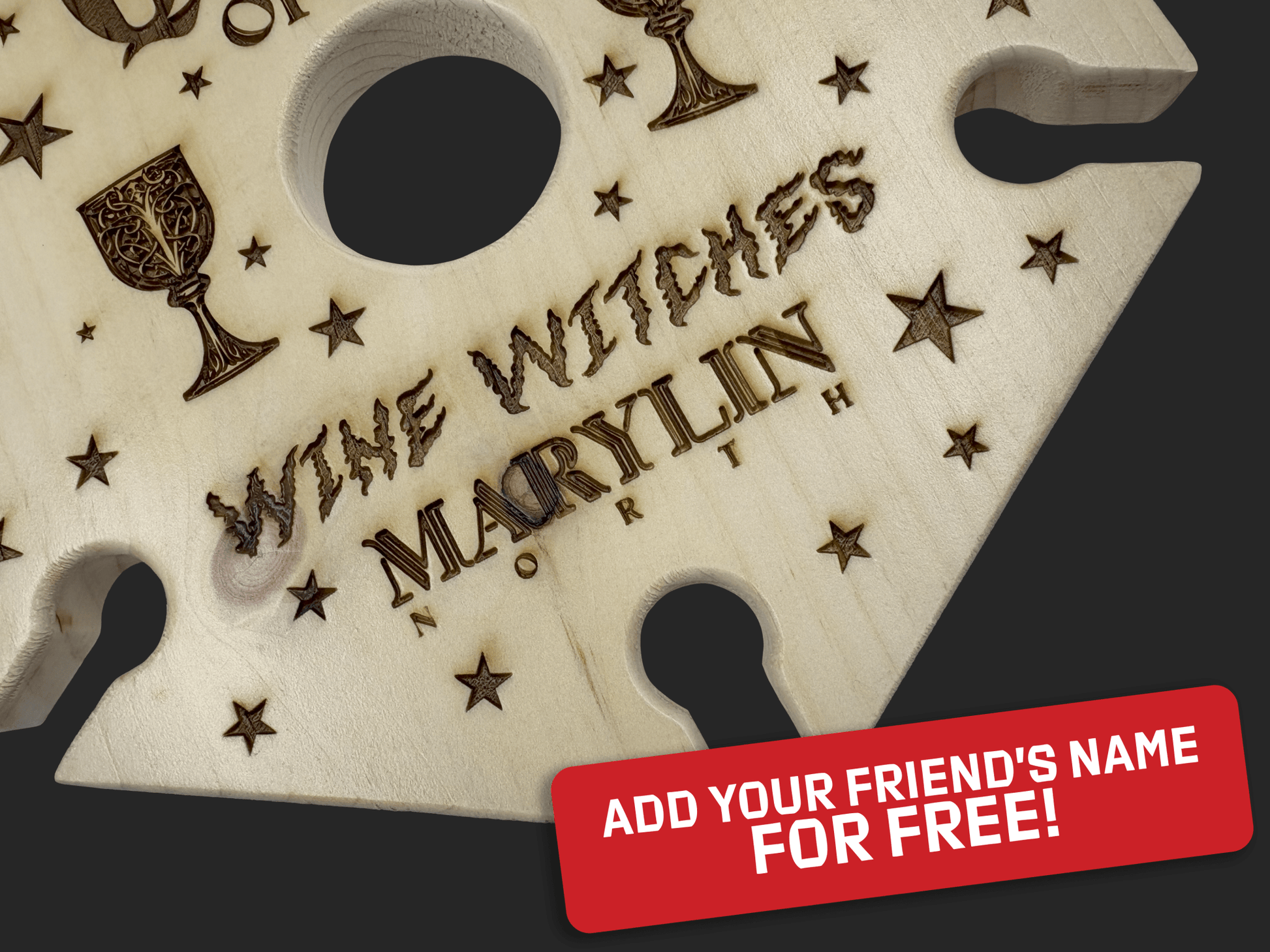 Queen of the Wine Witches Wine Caddy - Mike W. Hammer