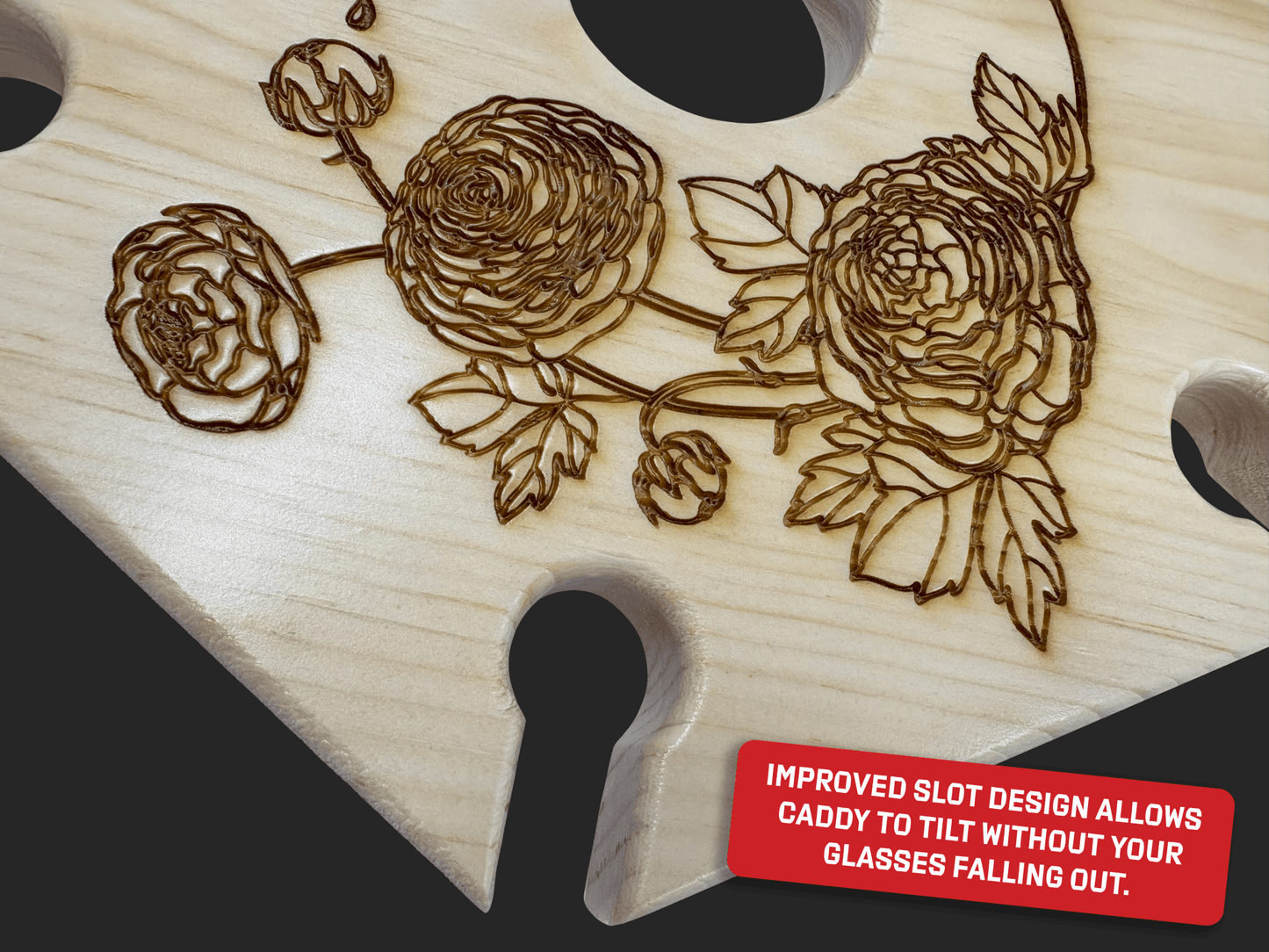 Roses Wine Caddy - Mike W. Hammer