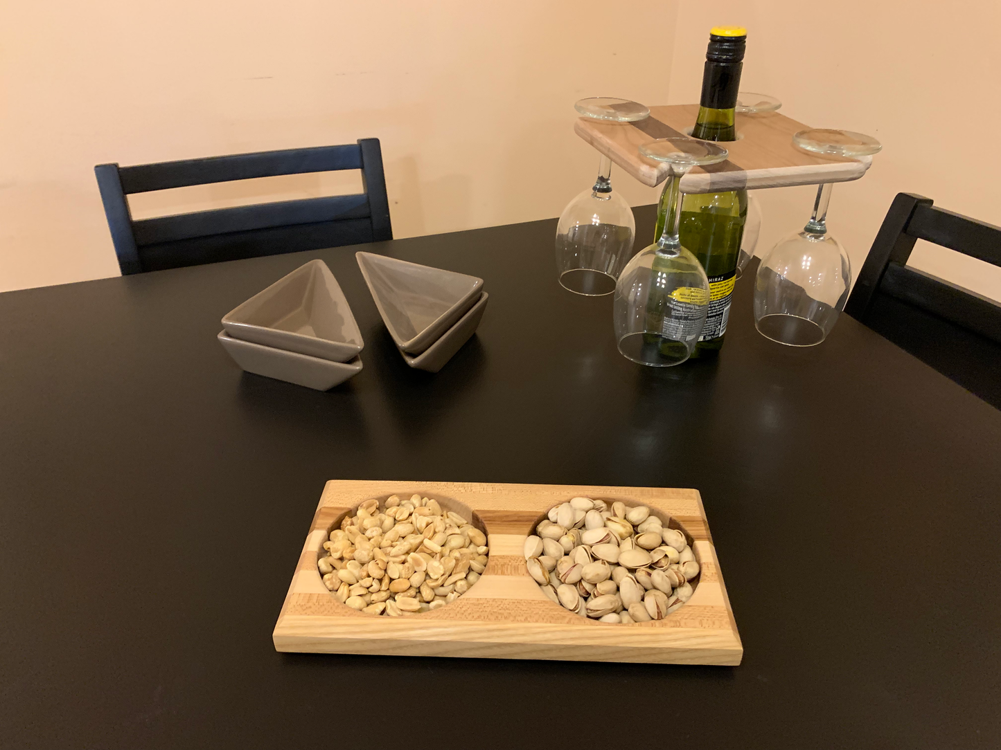 Double Snack Tray | Ash, Hard Maple, and Yellow Tarara