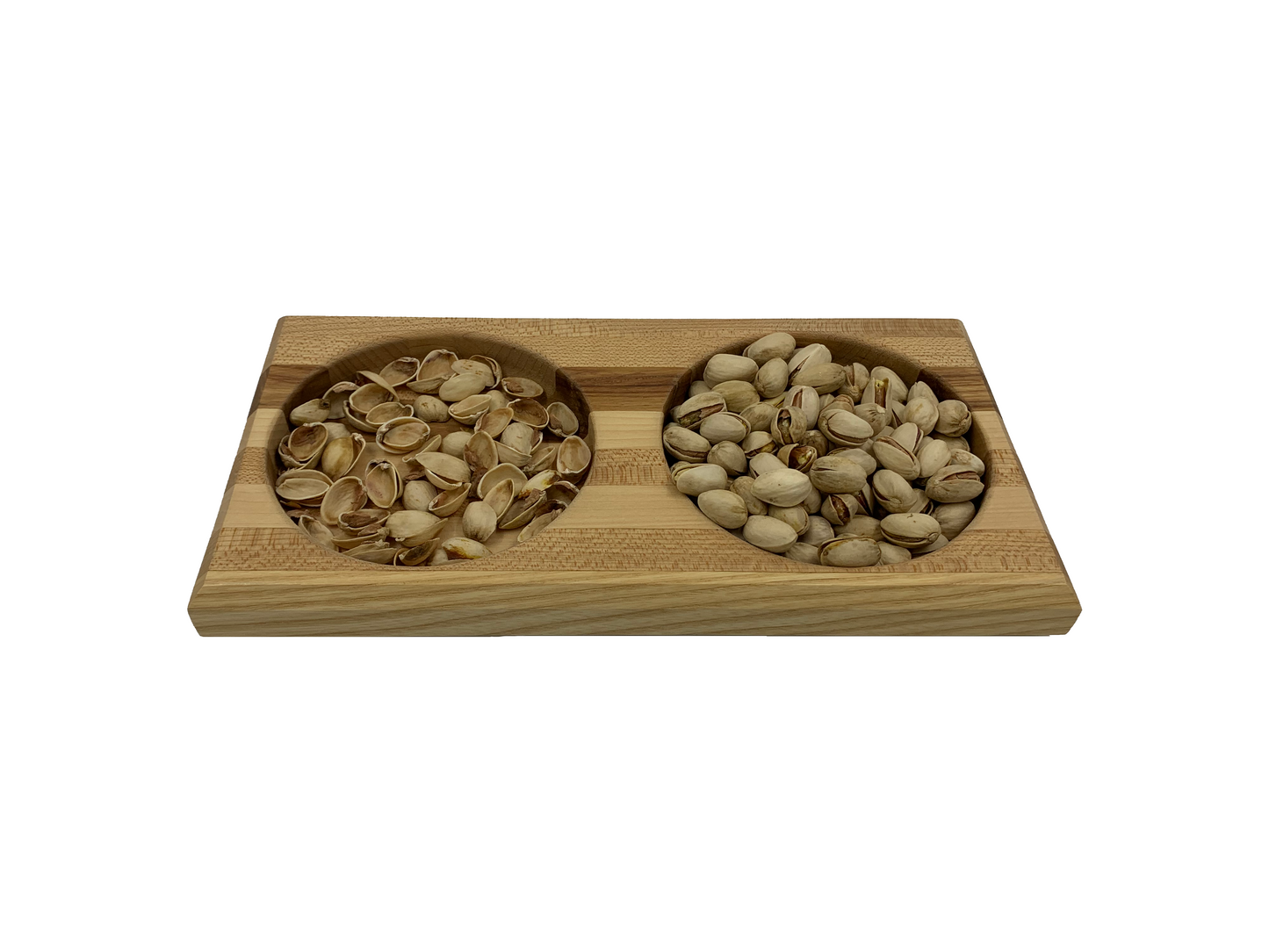 Double Snack Tray | Ash, Hard Maple, and Yellow Tarara